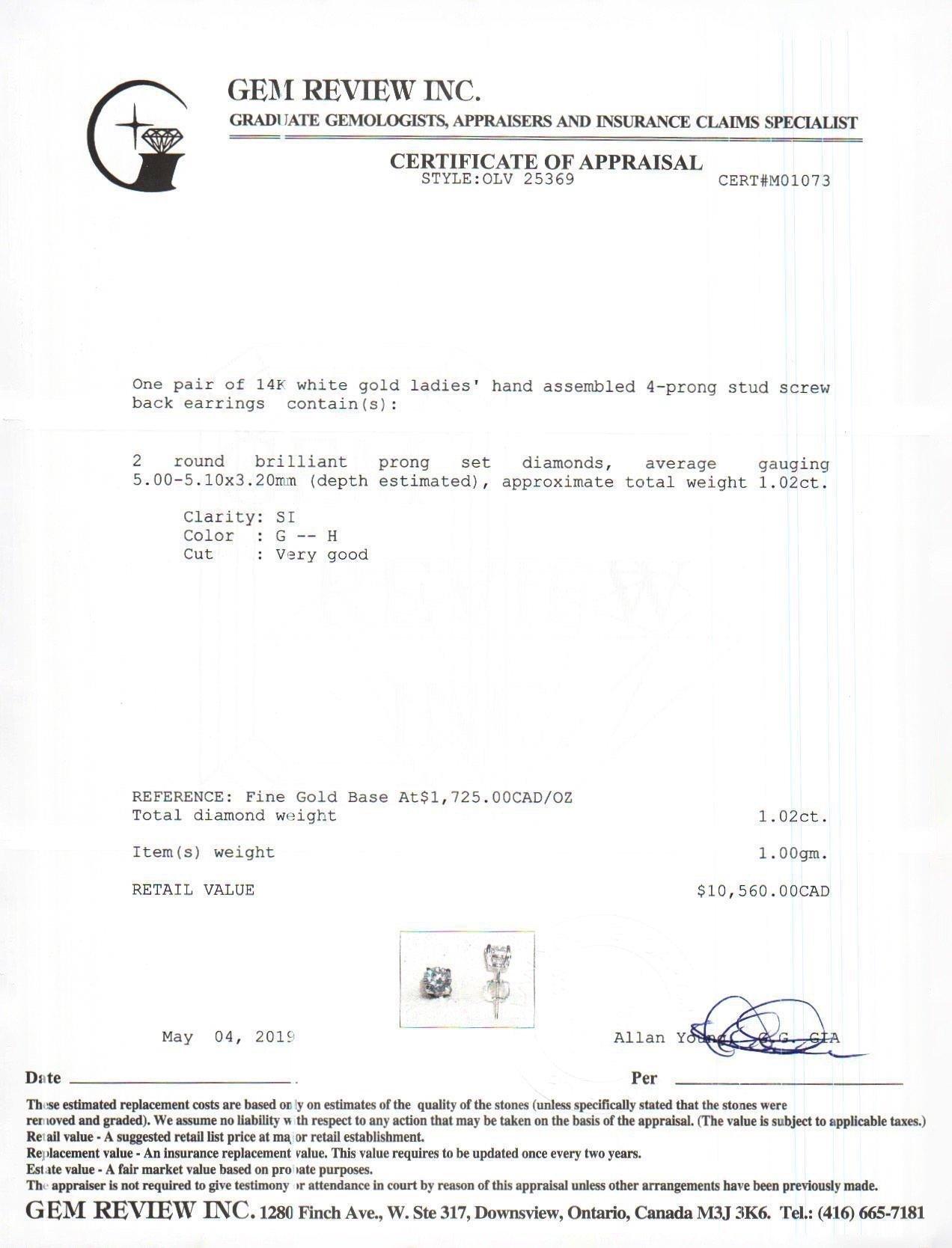 Diamond Stud Earrings