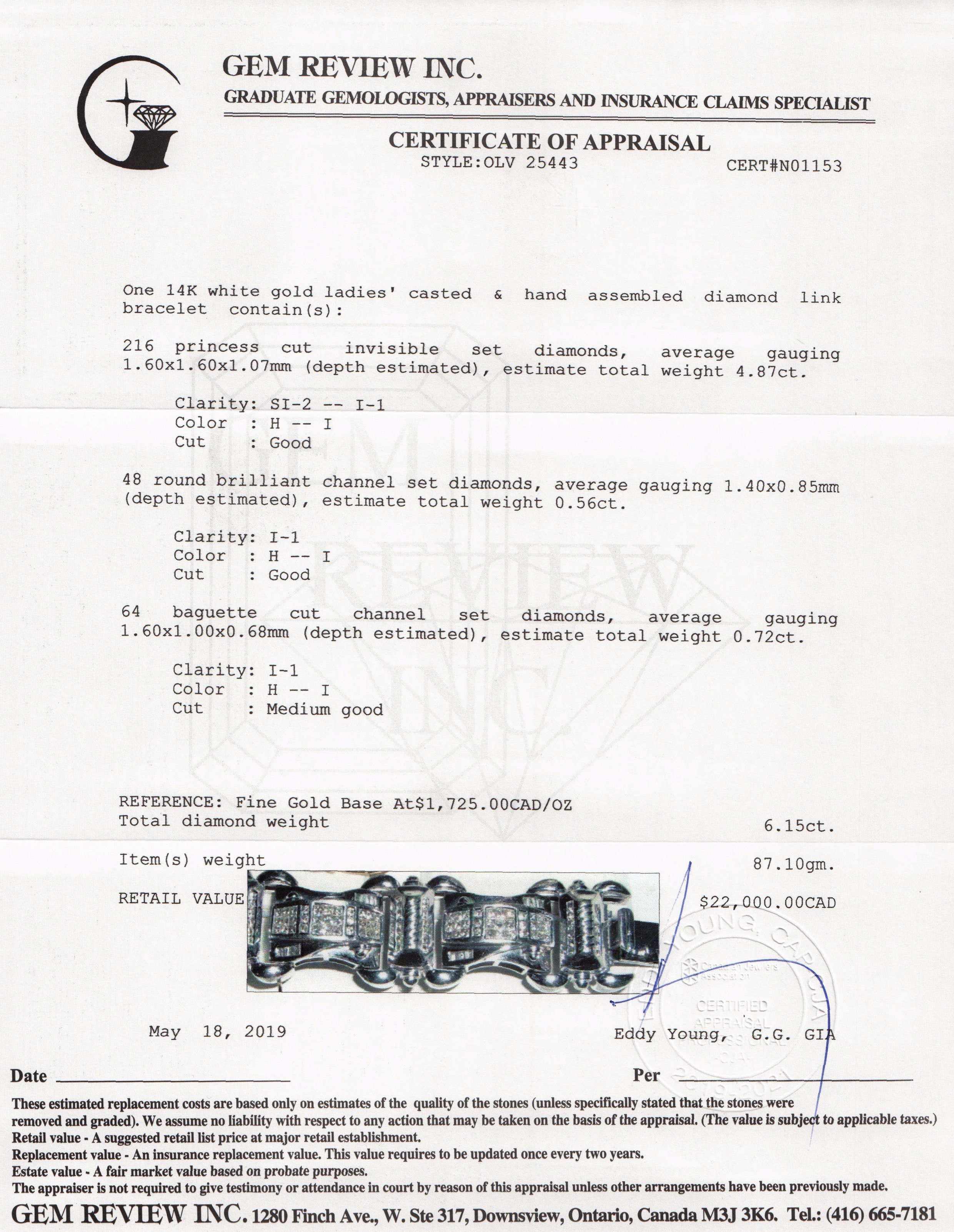 Diamond Link Bracelet