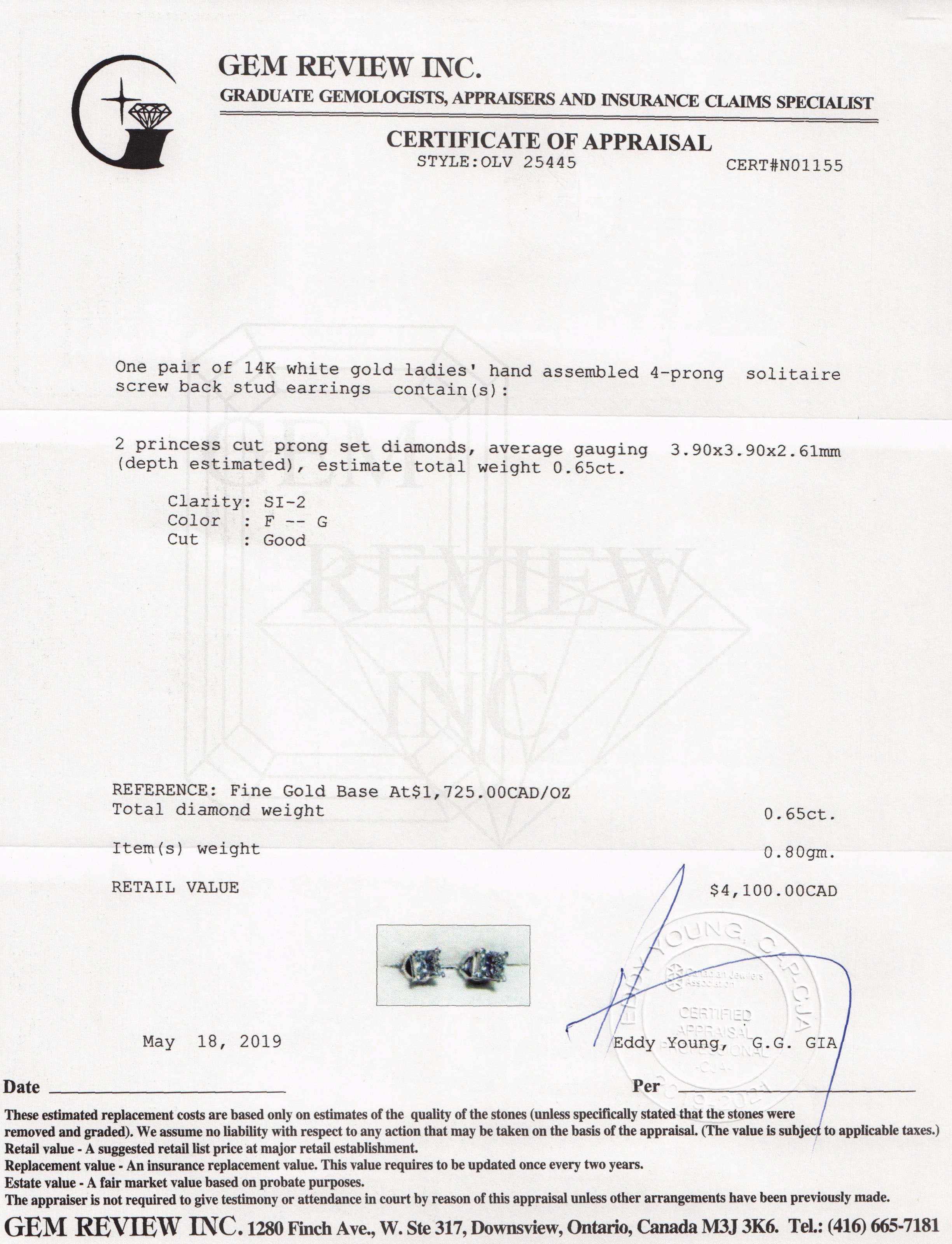 Diamond Stud Earrings