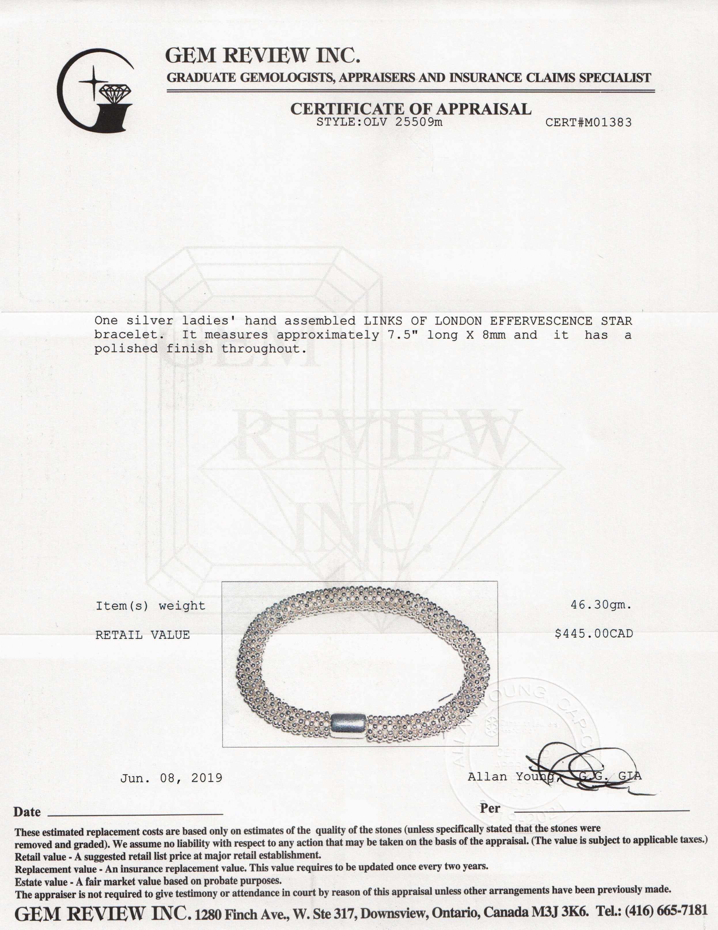 Links of London Effervescence Star Bracelet