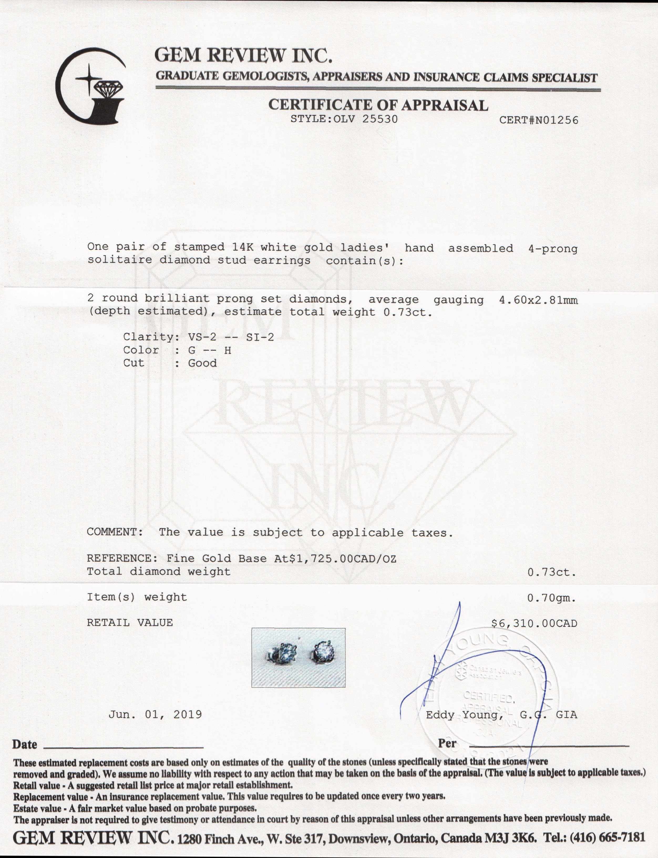 Diamond Stud Earrings