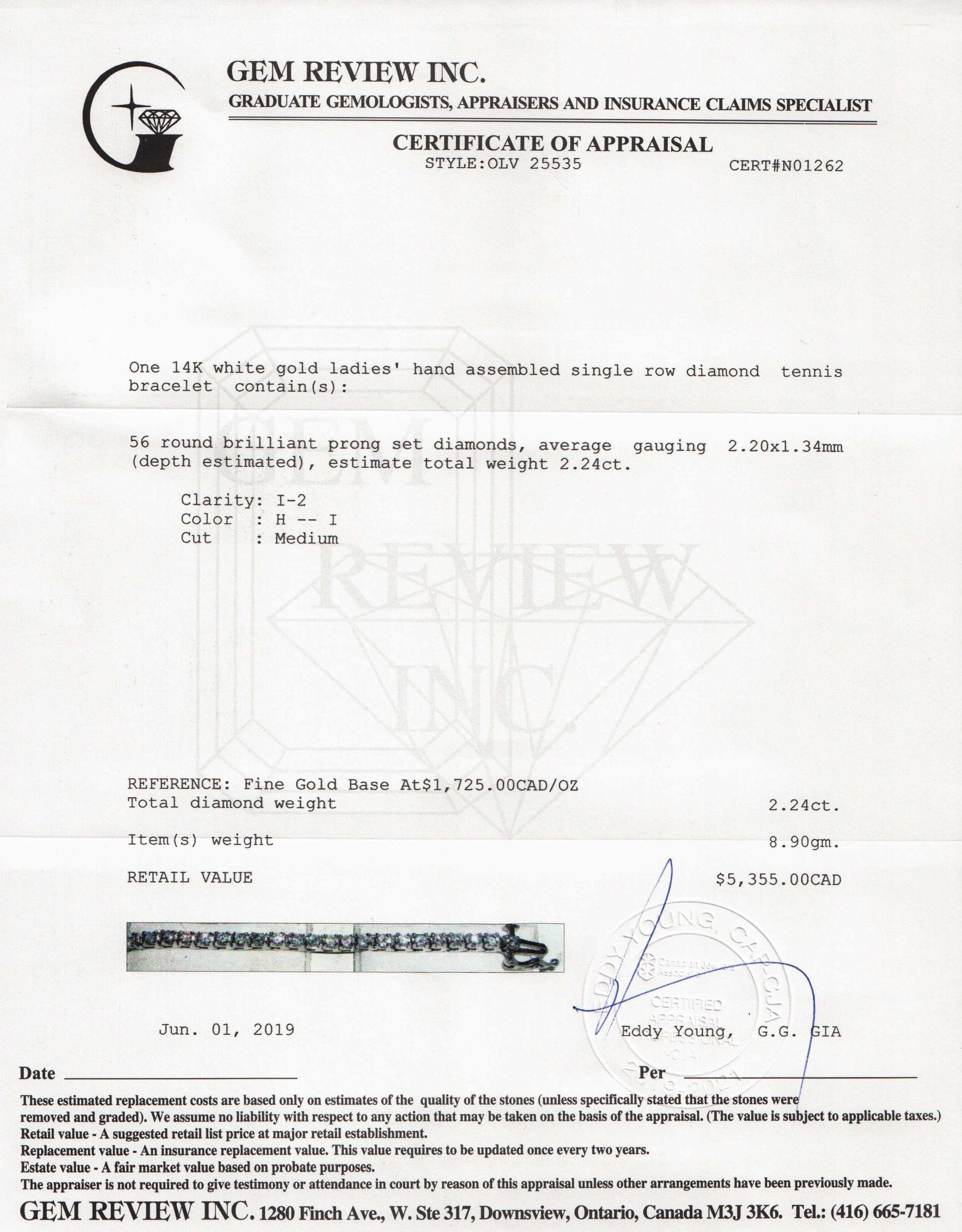 Diamond Tennis Bracelet