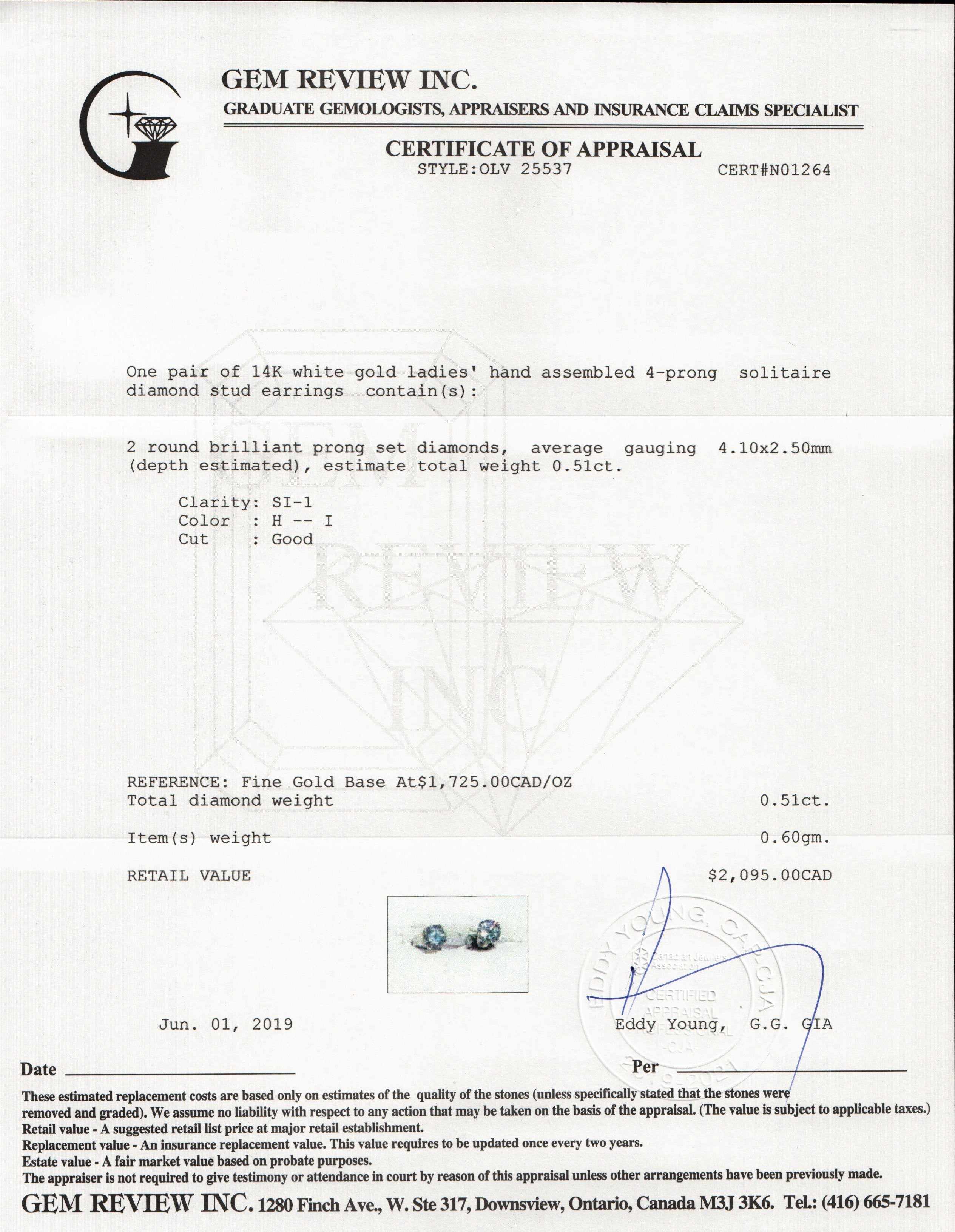 Diamond Stud Earrings