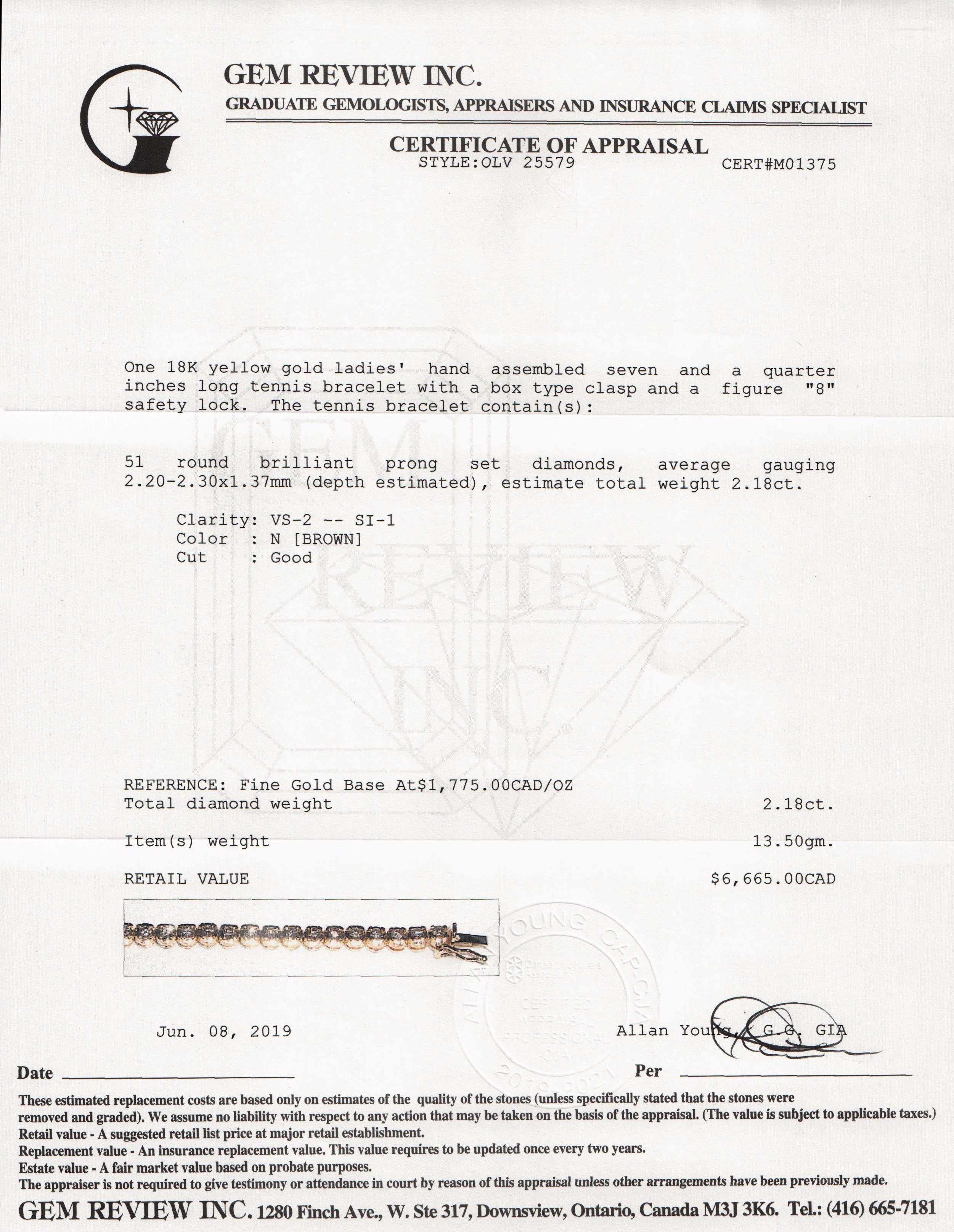 Diamond Tennis Bracelet