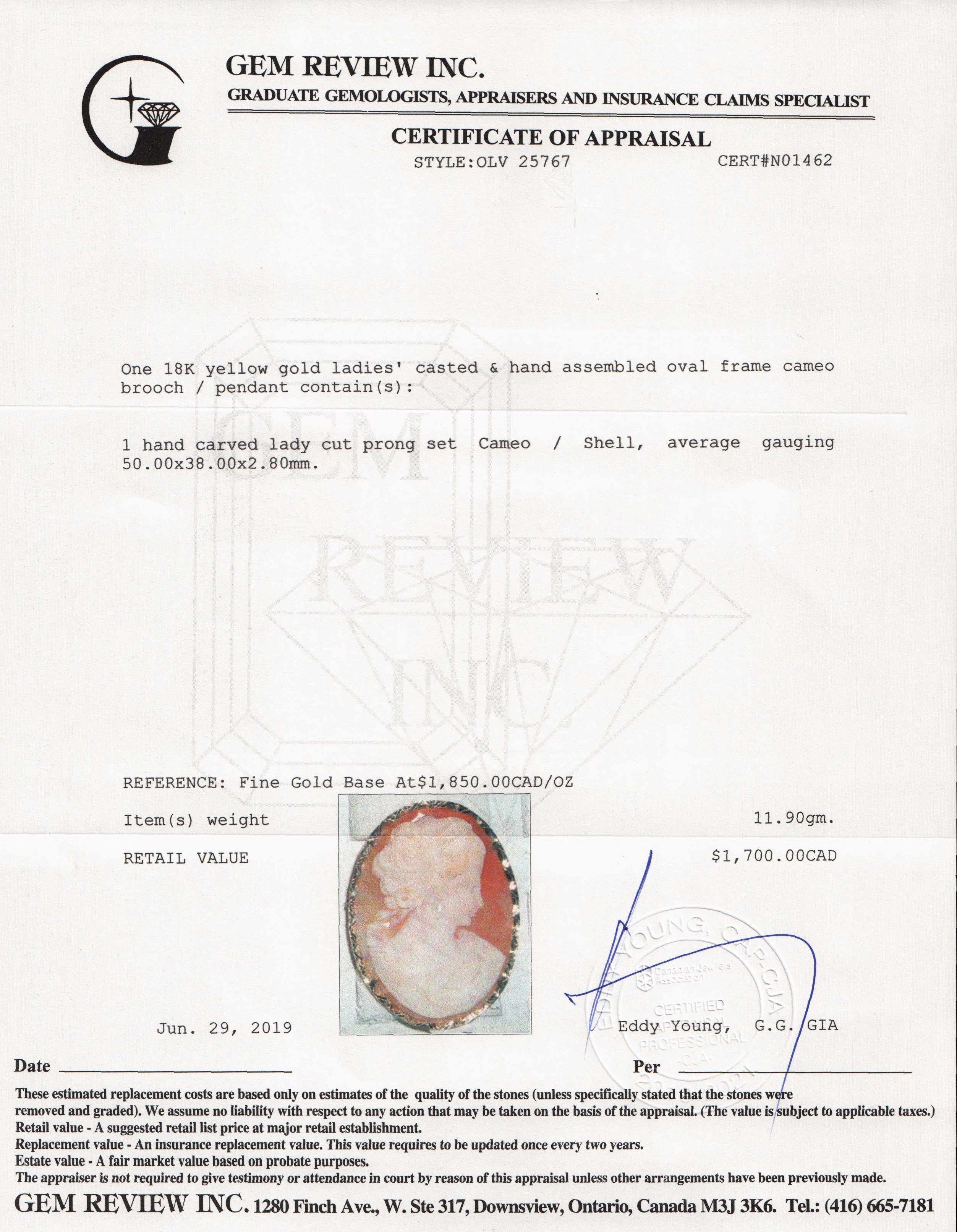 Antique Cameo Brooch/Pendant