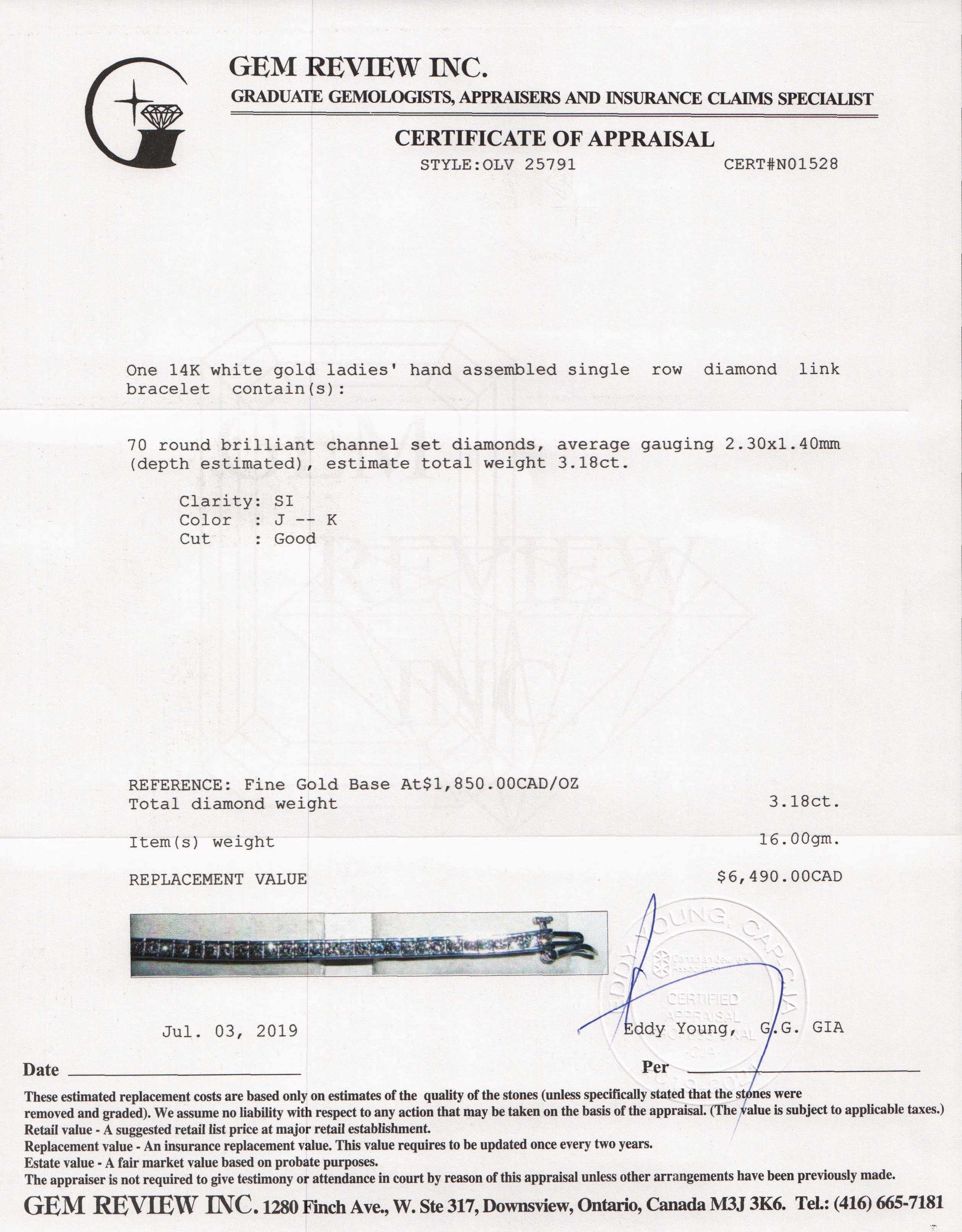 Diamond Tennis Bracelet