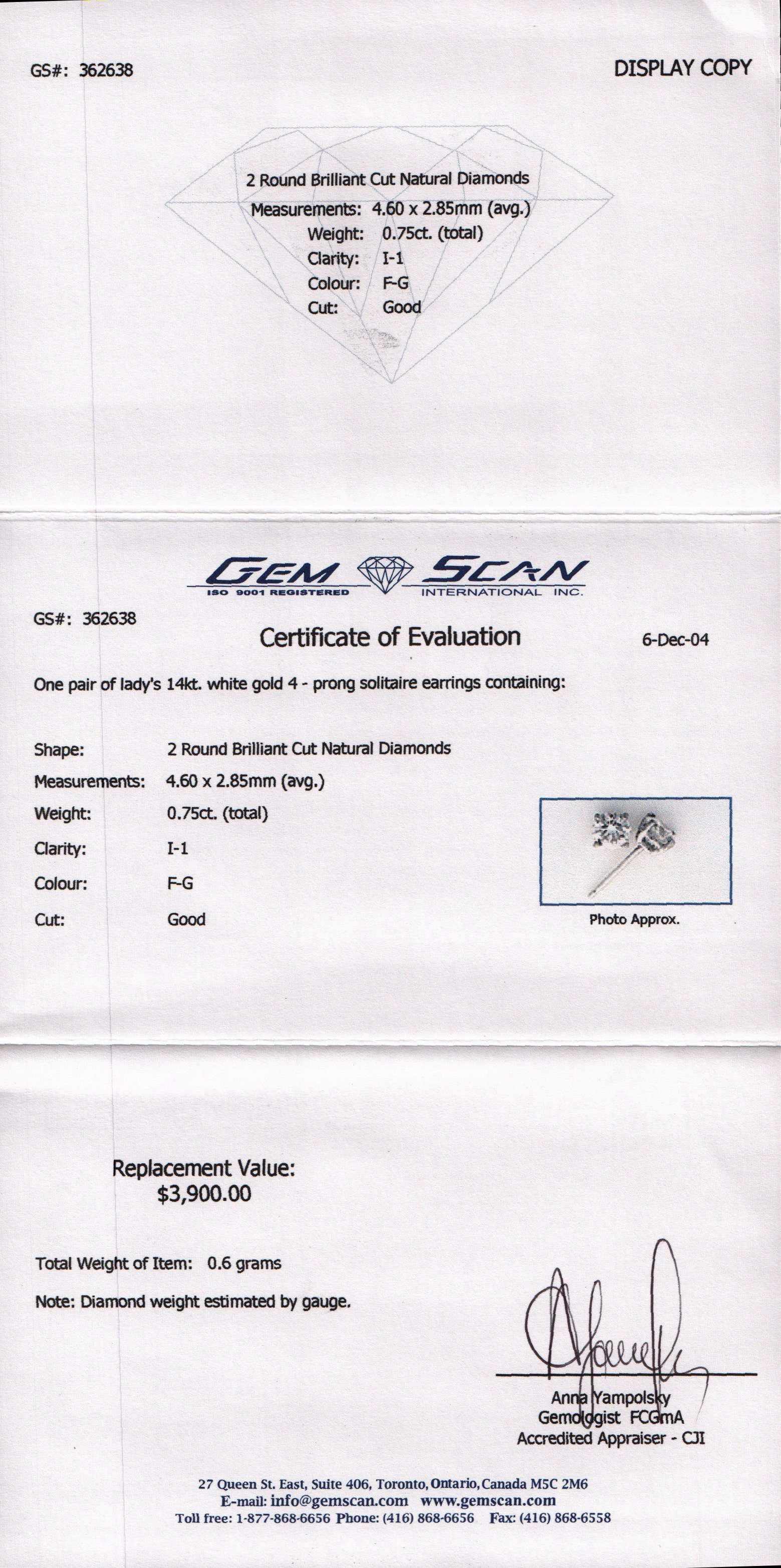 Diamond Stud Earrings