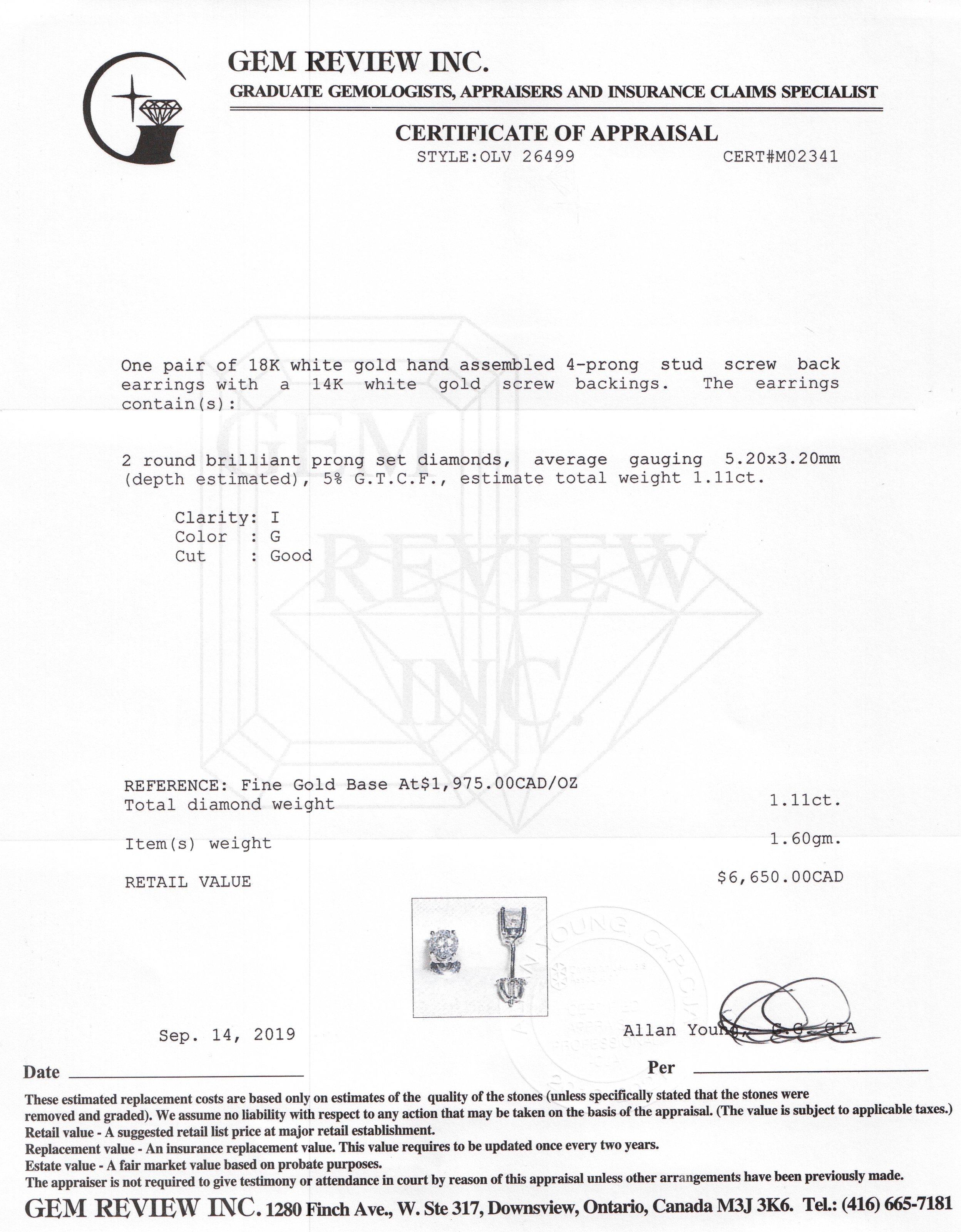 Diamond Stud Earrings