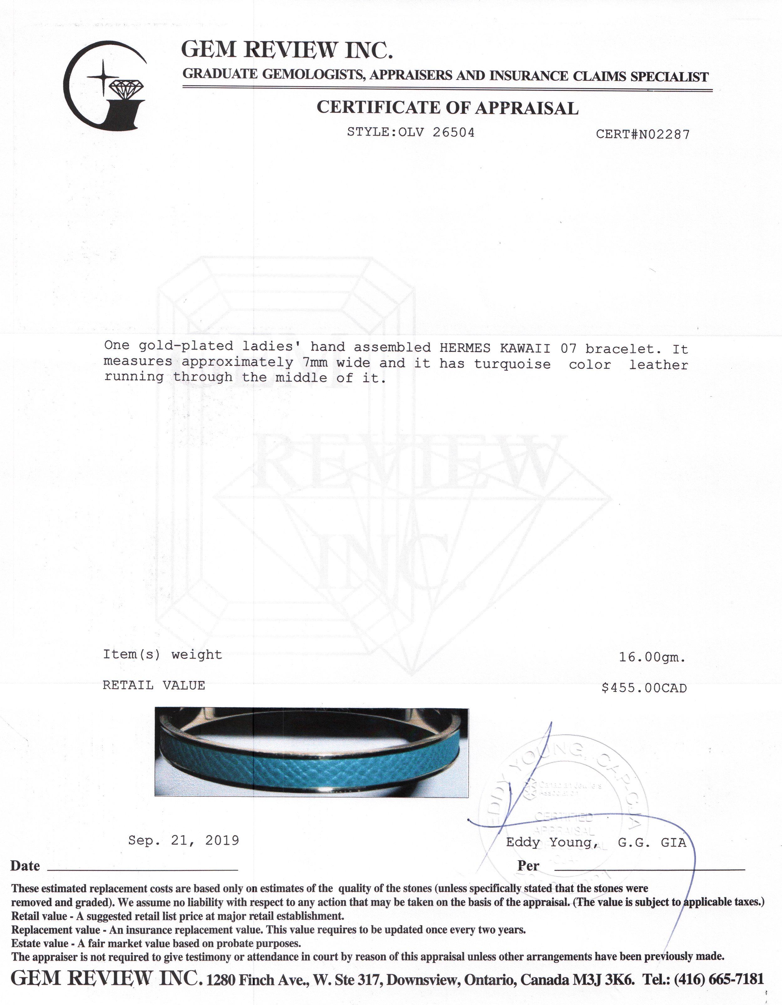 Hermes Kawaii 07 Bangle Bracelet