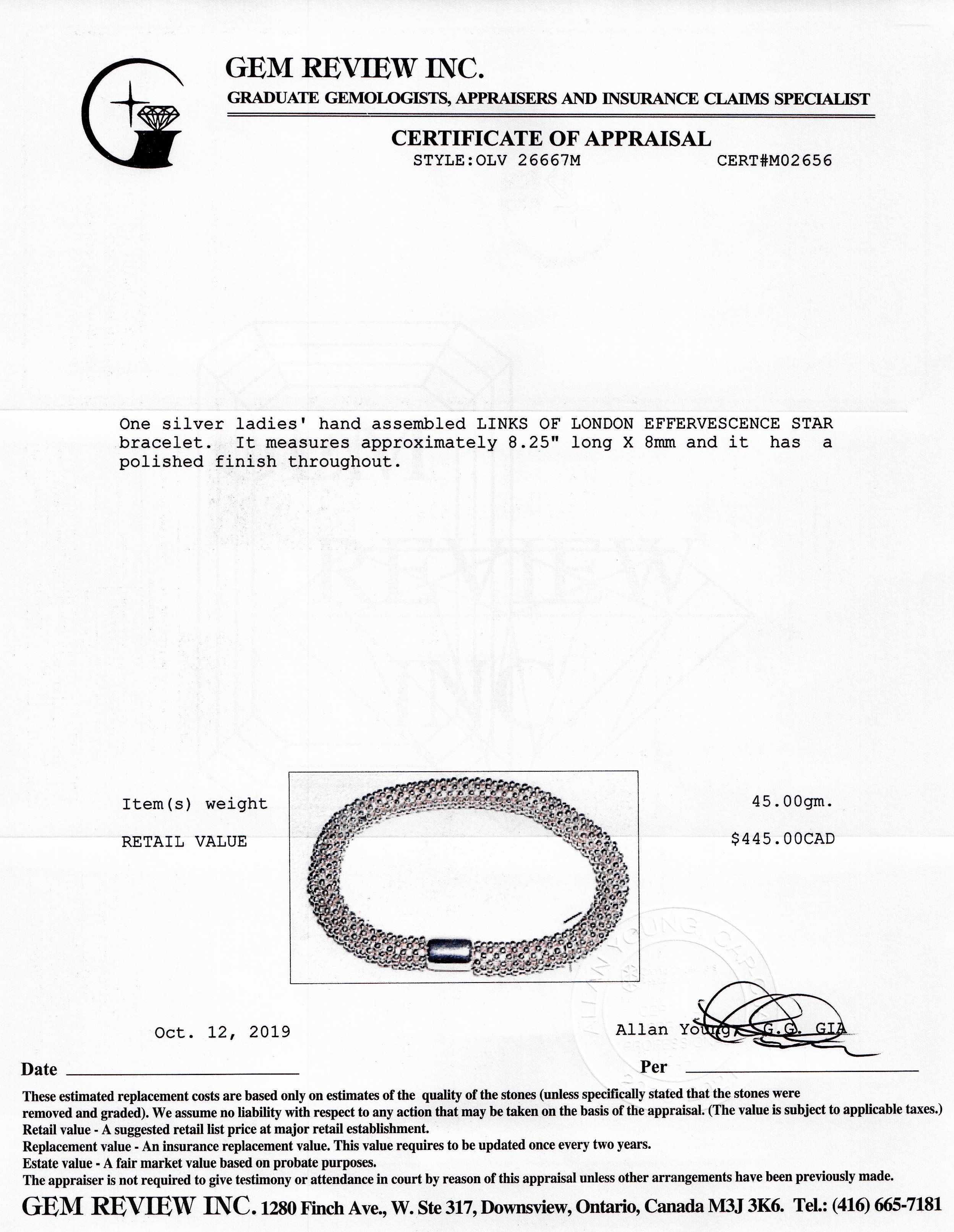Links of London Effervescence Star Bracelet