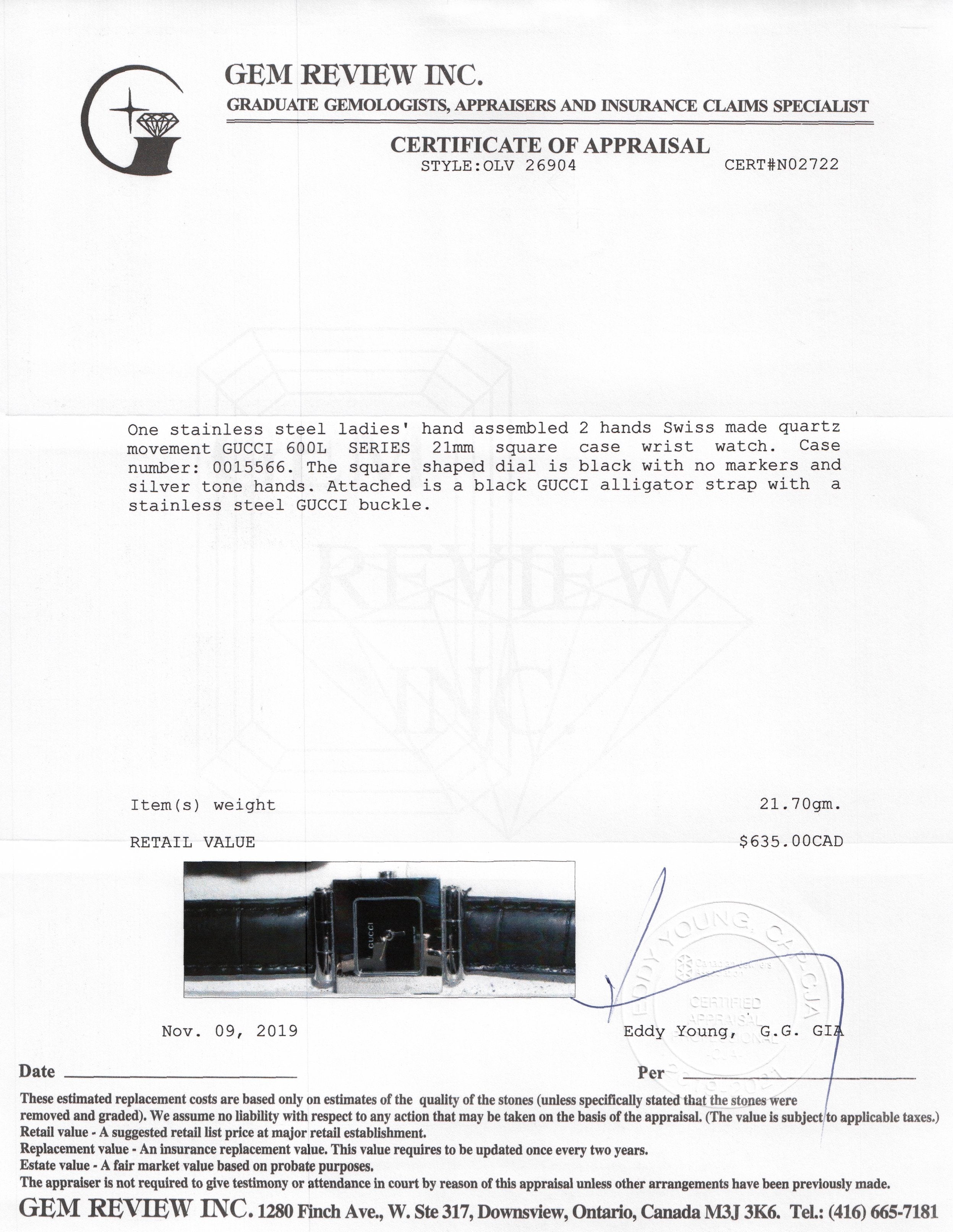 Gucci 600 Series Watch