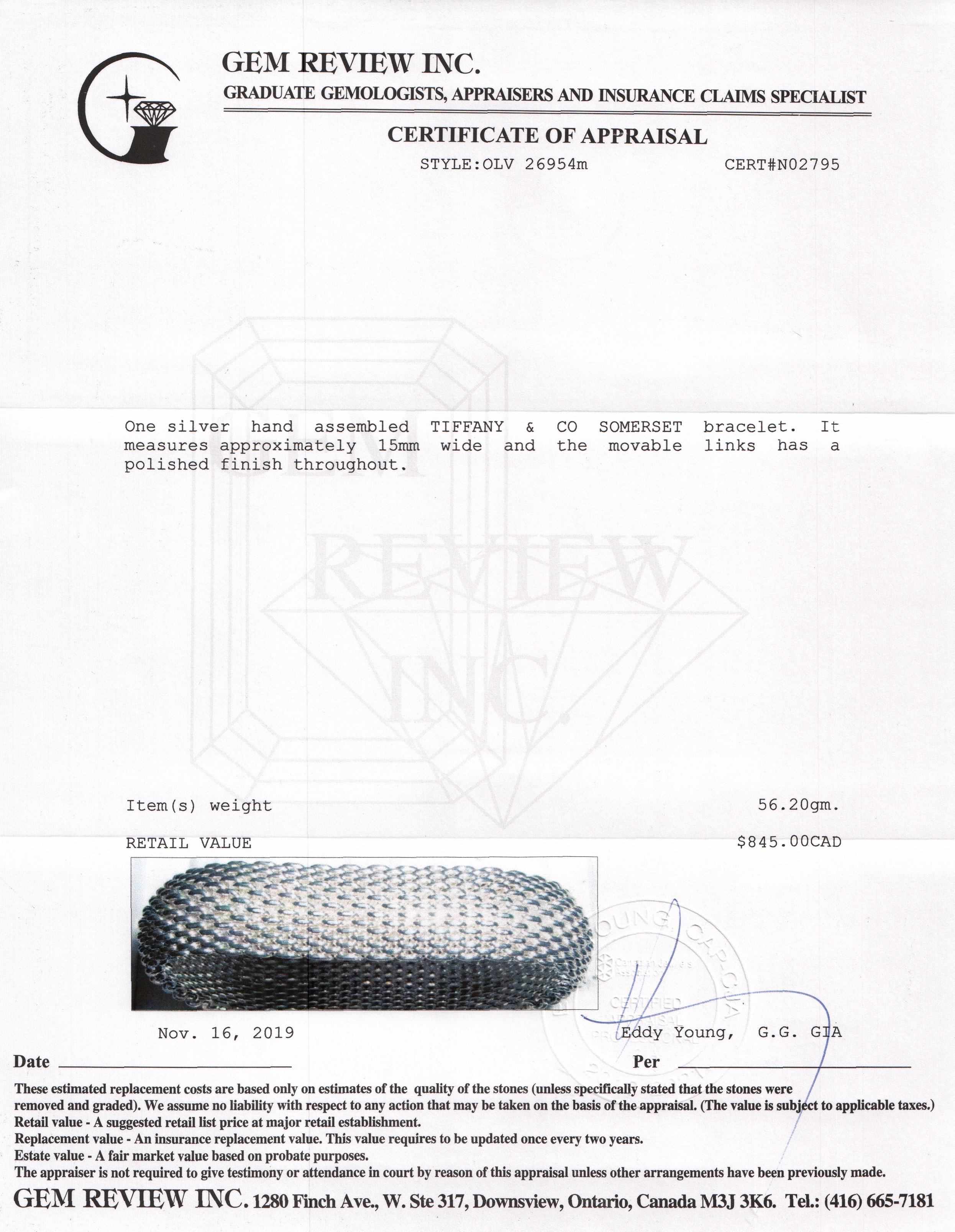 Tiffany & Co. Somerset Bangle