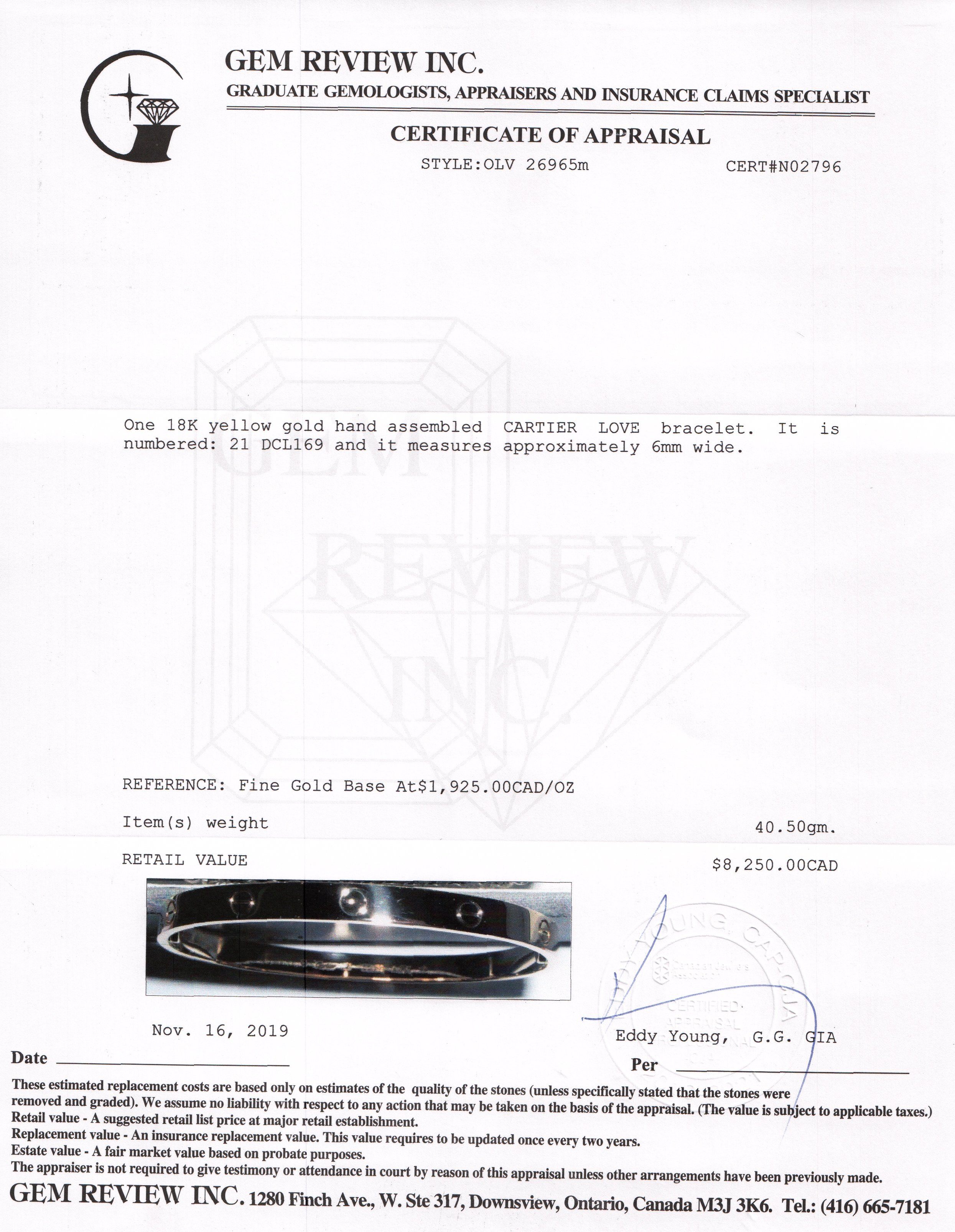 Cartier Love Bracelet