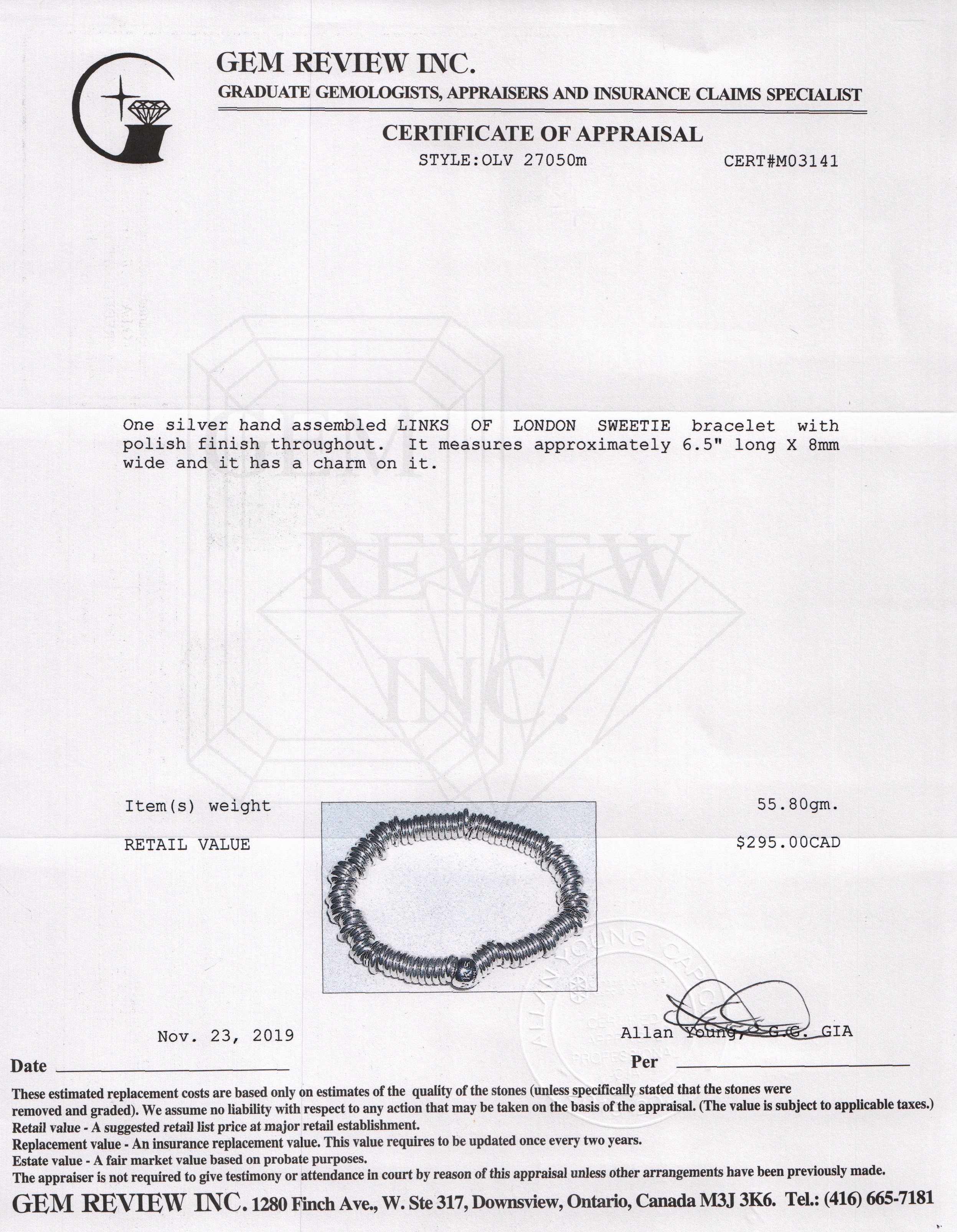 Links of London Sweetie Charm Bracelet