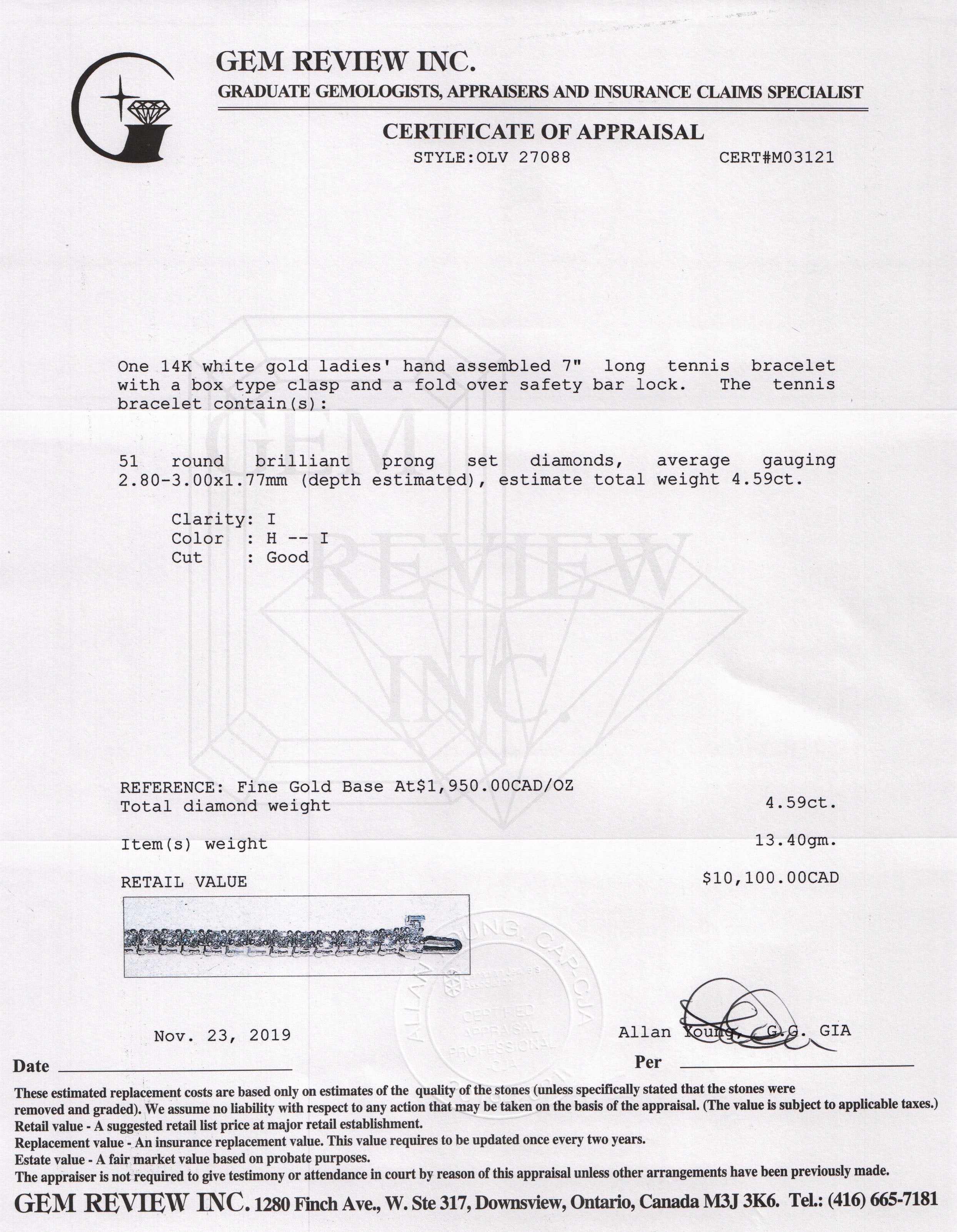 Diamond Tennis Bracelet