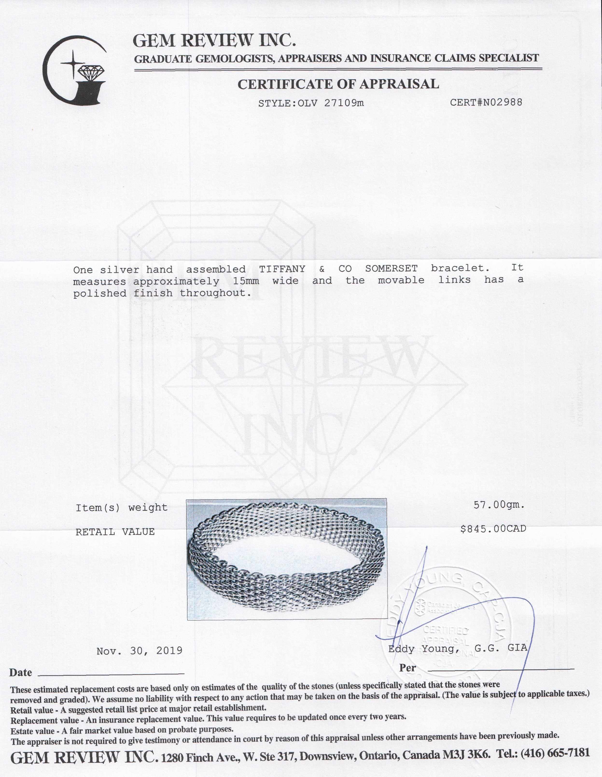 Tiffany & Co. Somerset Bangle