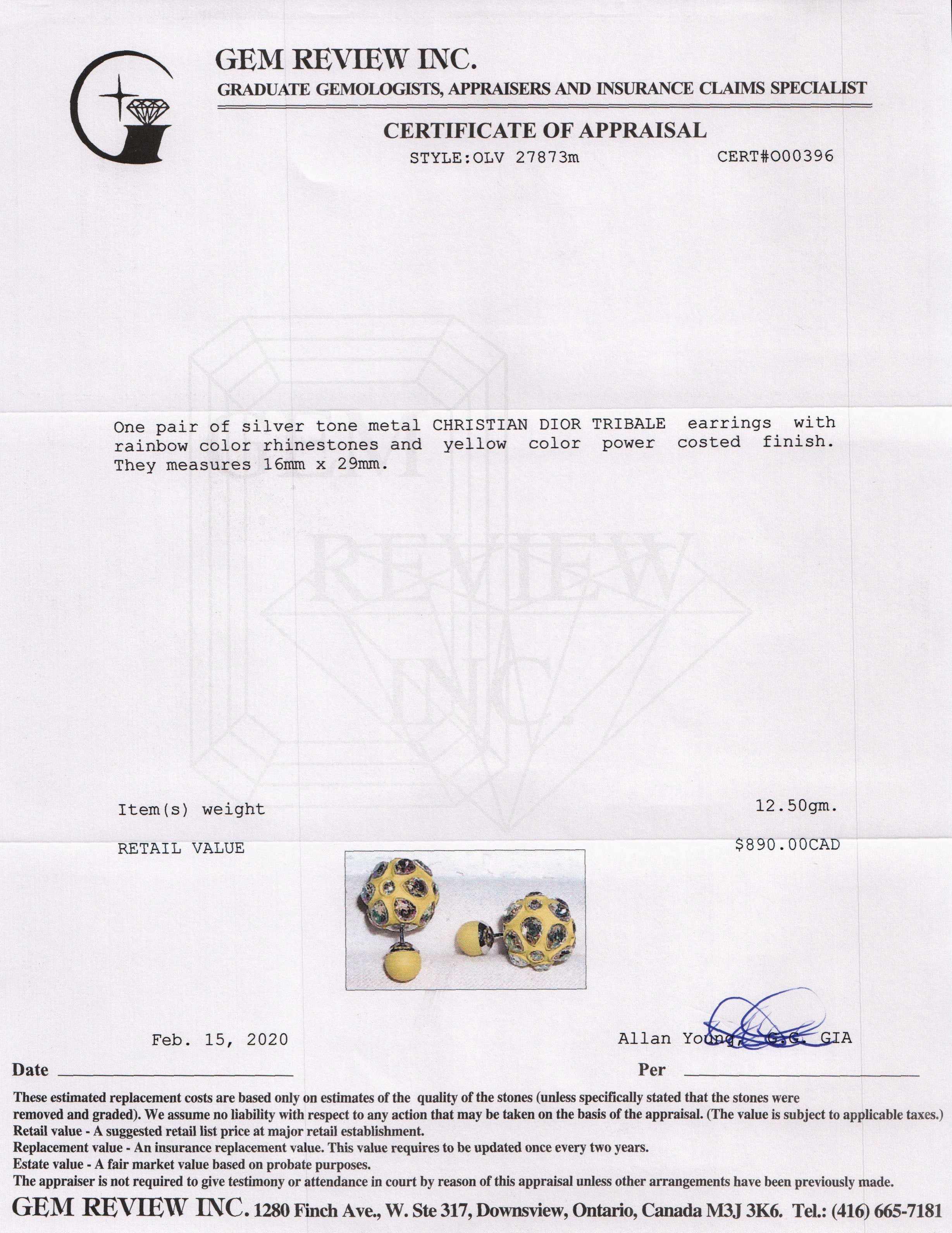 Christian Dior Tribale Earrings