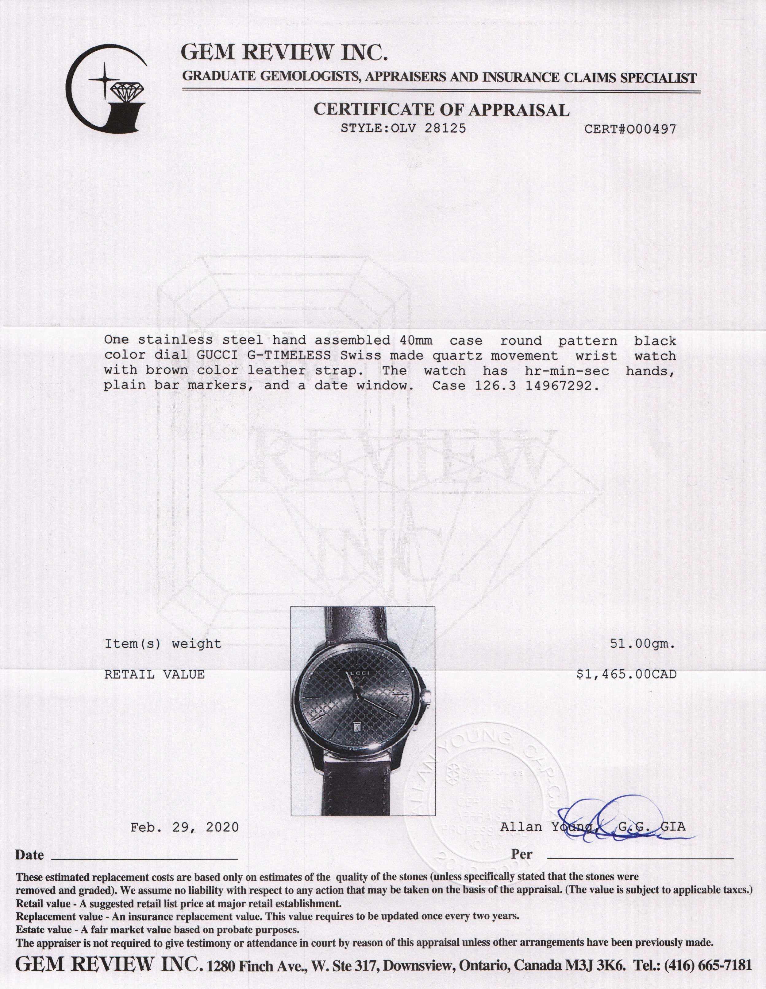 Gucci G-Timeless Watch