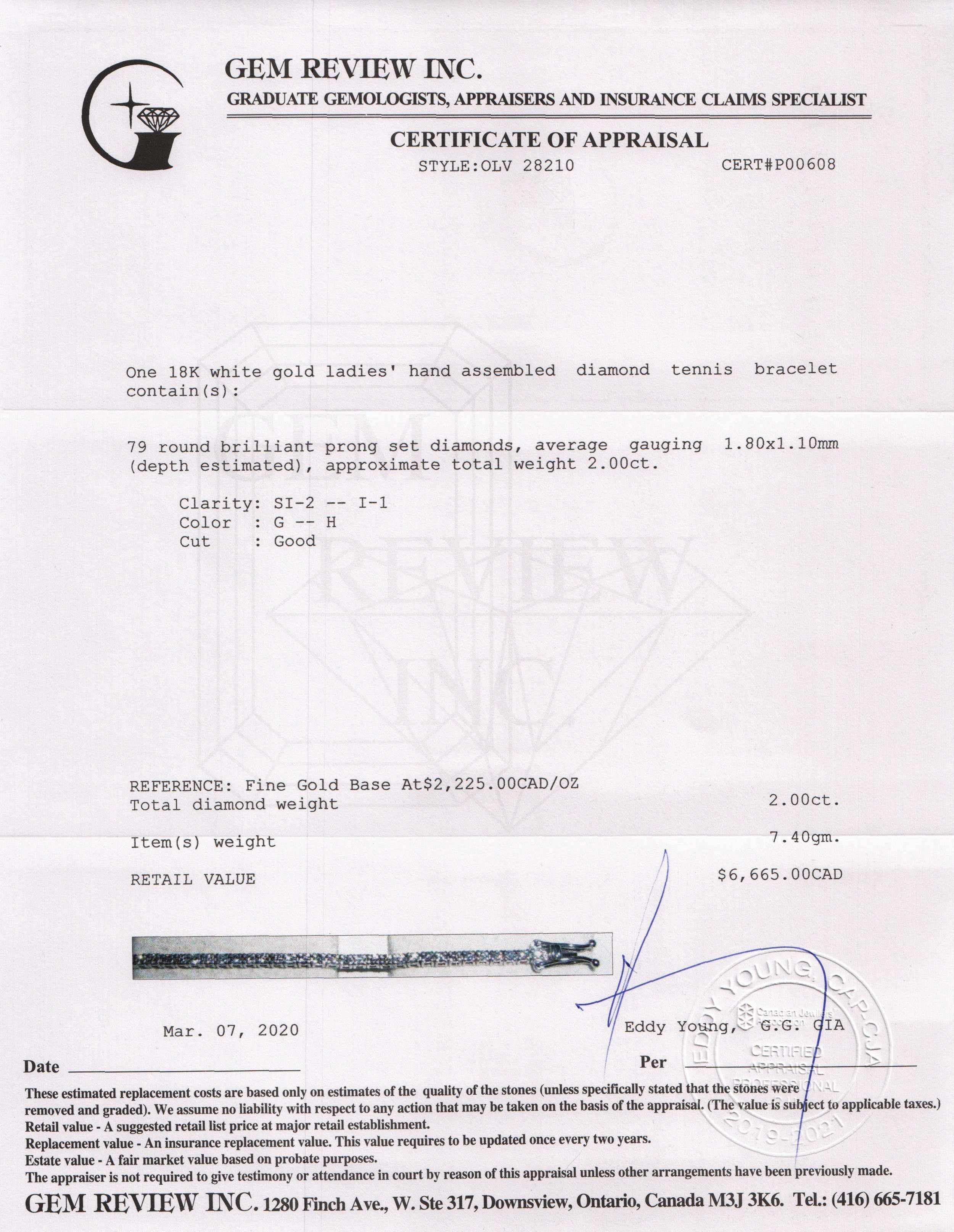 Diamond Tennis Bracelet