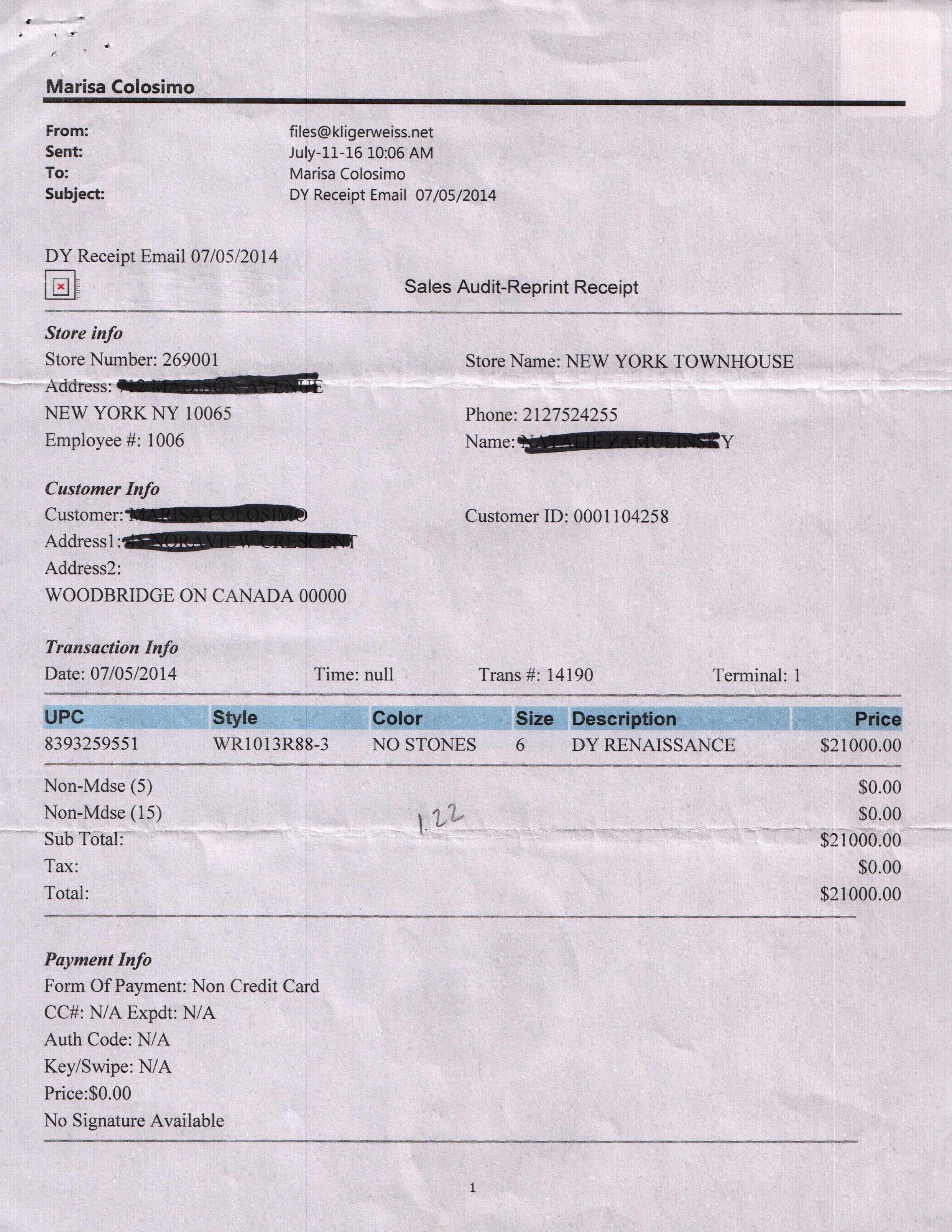 David Yurman Renaissance Style Diamond Engagement Ring