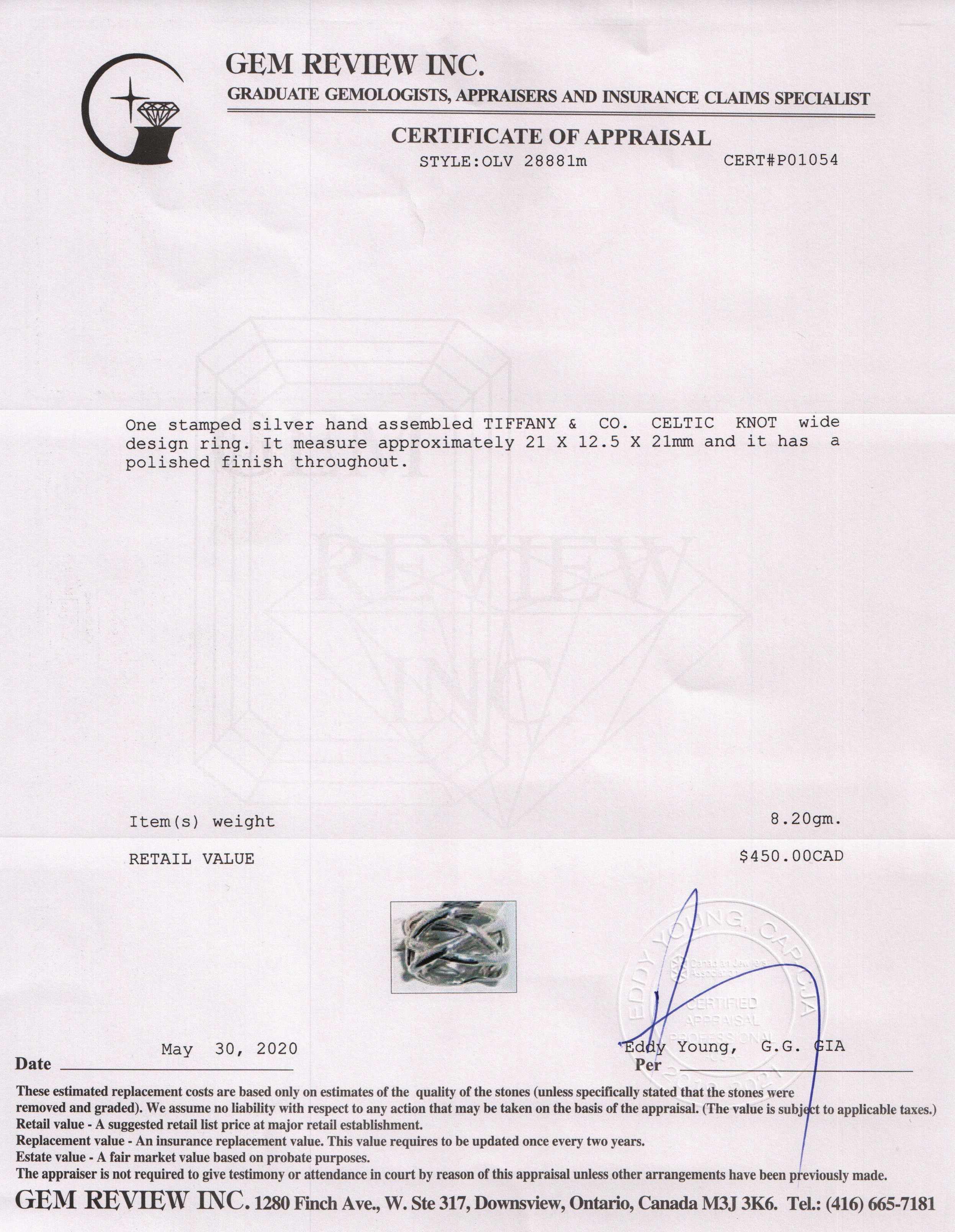 Tiffany & Co. Celtic Knot Band