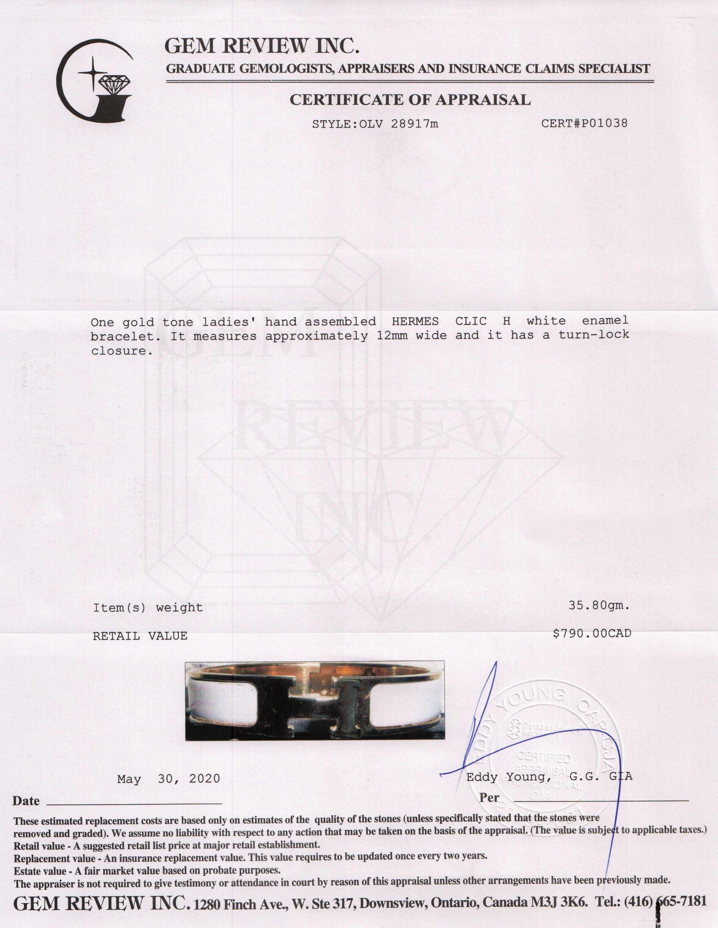 Hermes Clic H Bracelet