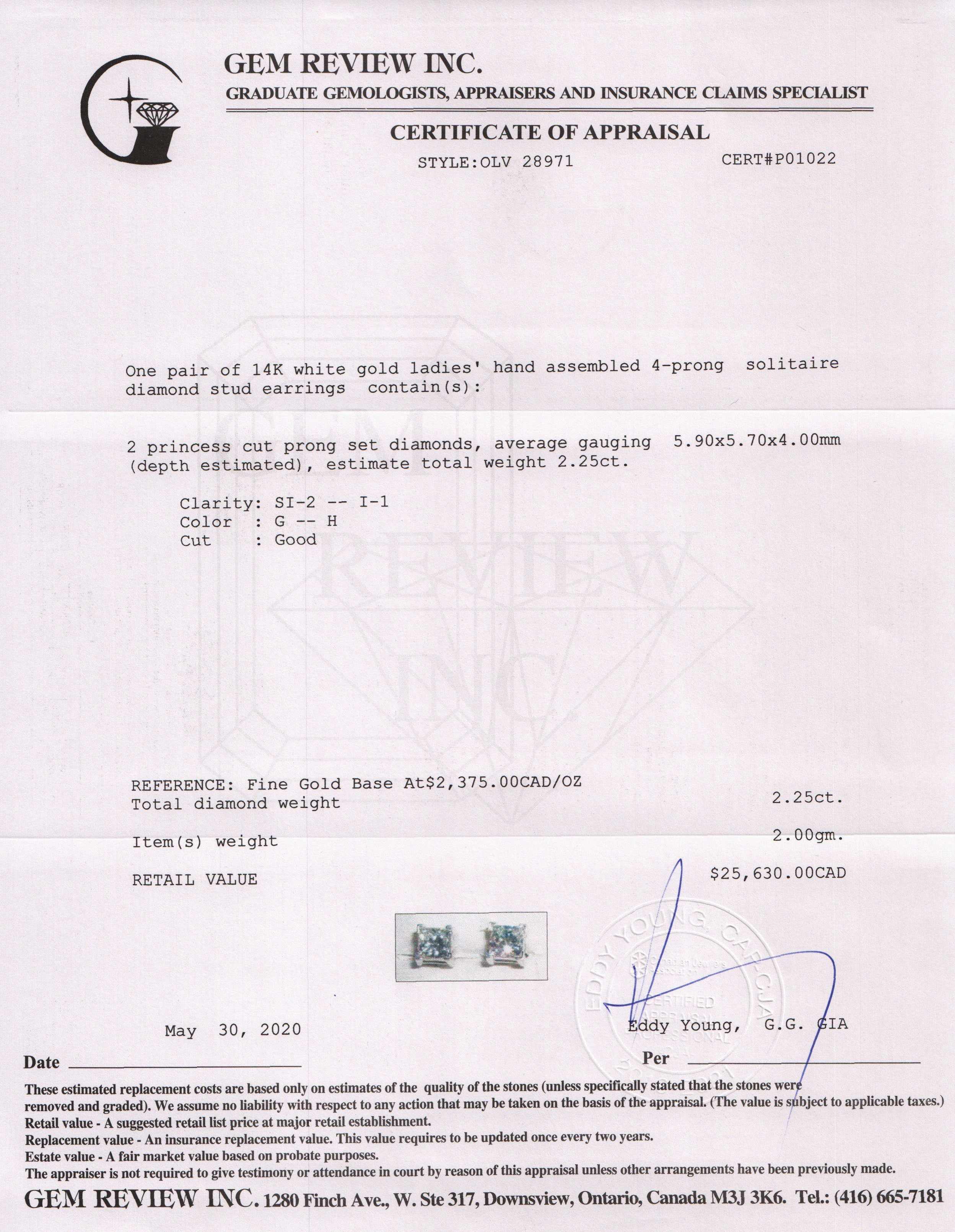 Diamond Stud Earrings