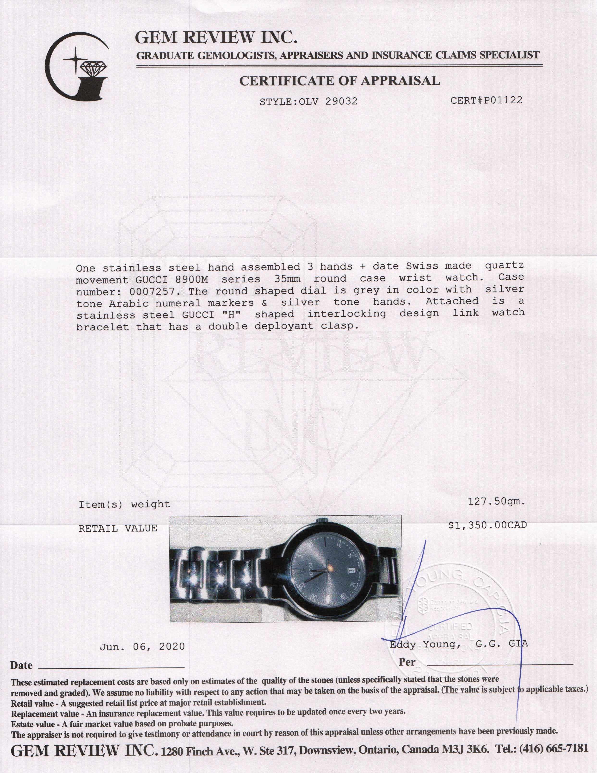 Gucci 8900 Series Watch