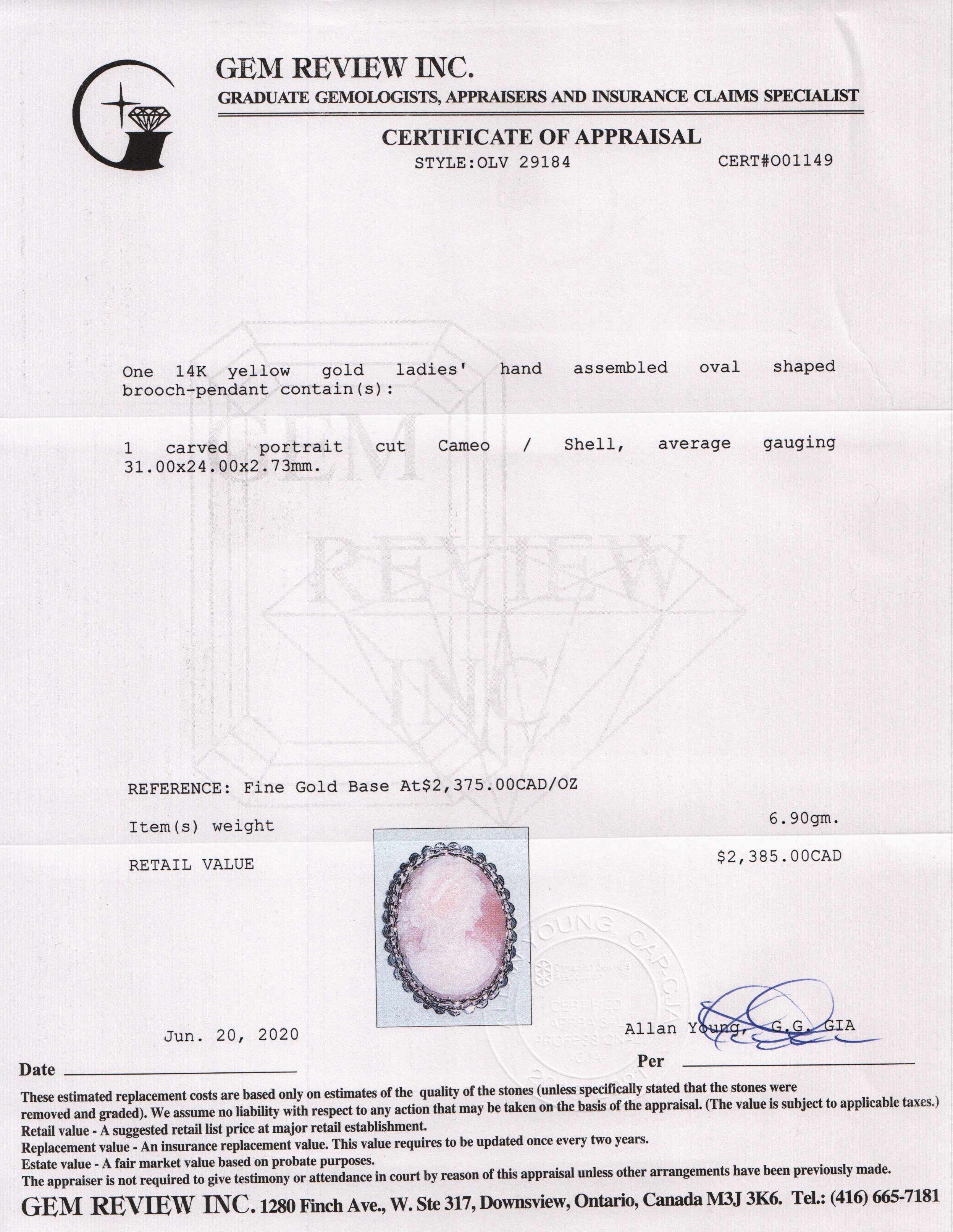 Antique Cameo Brooch/Pendant