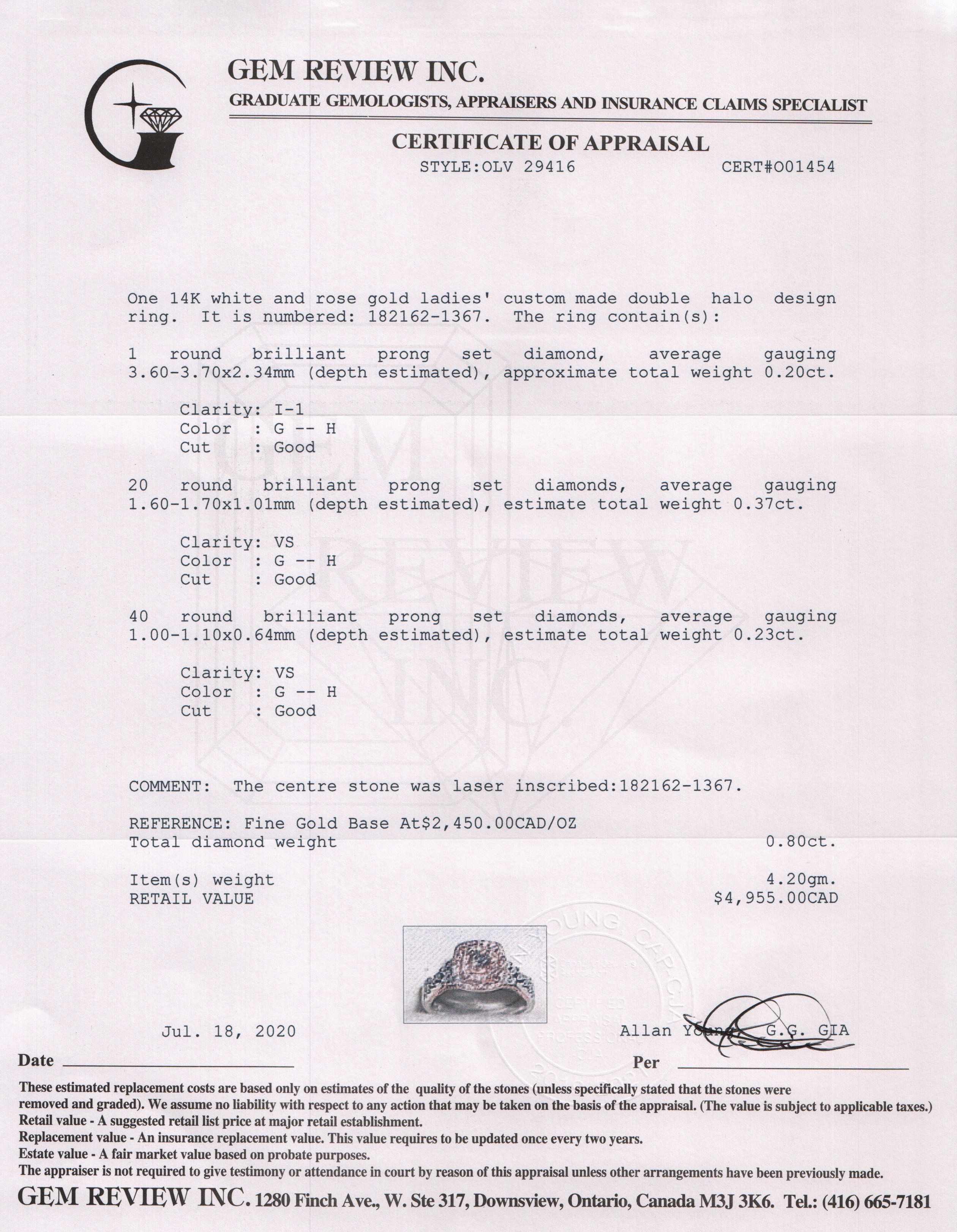 Halo Design Diamond Engagement Ring