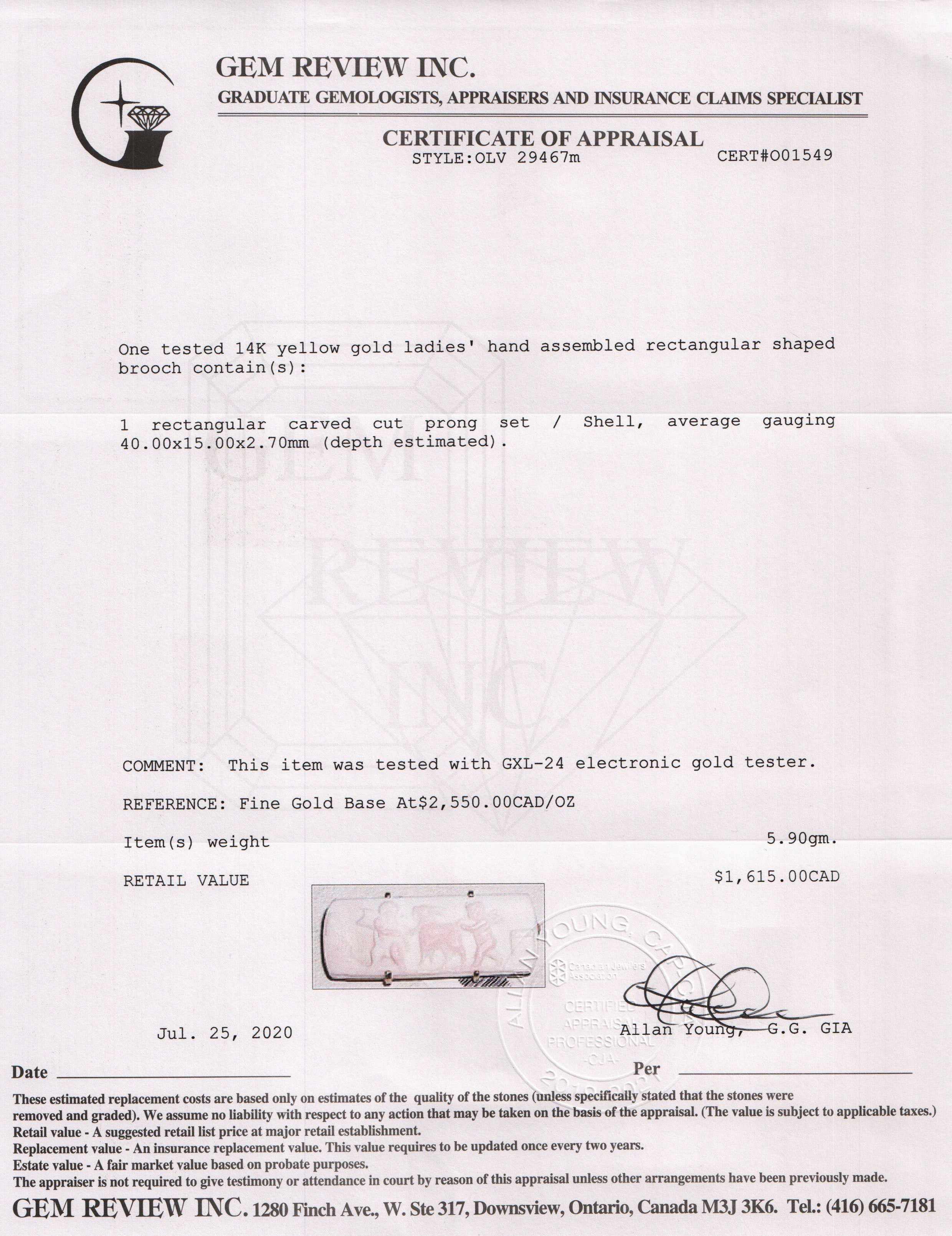 Antique Cameo Brooch