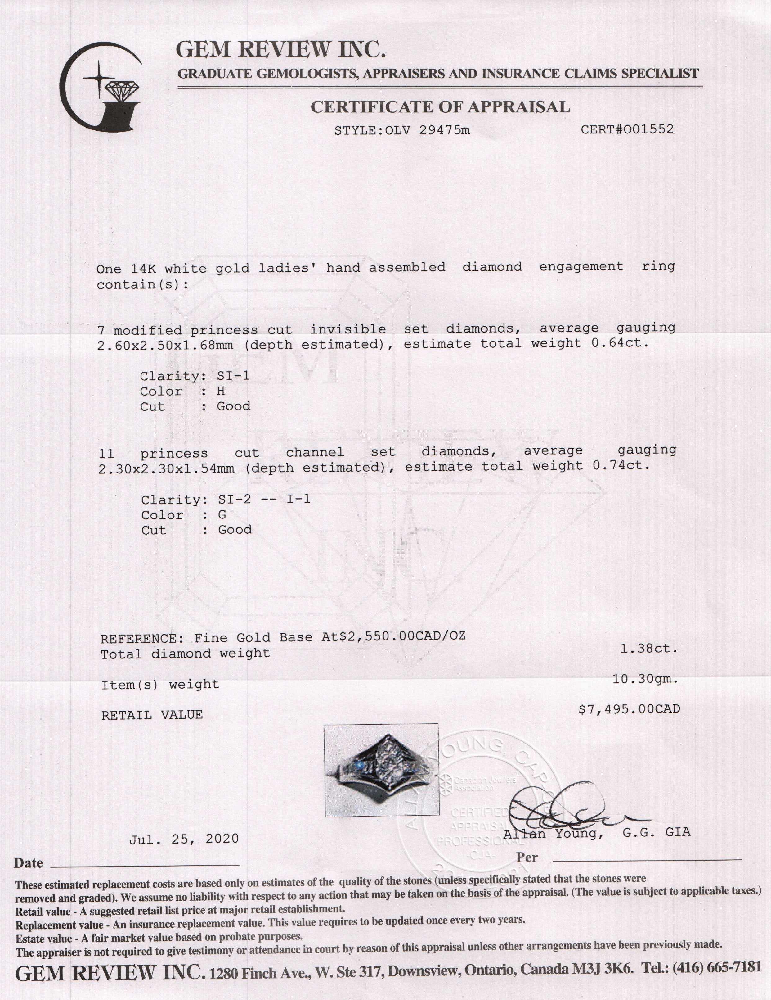 Diamond Cluster Ring