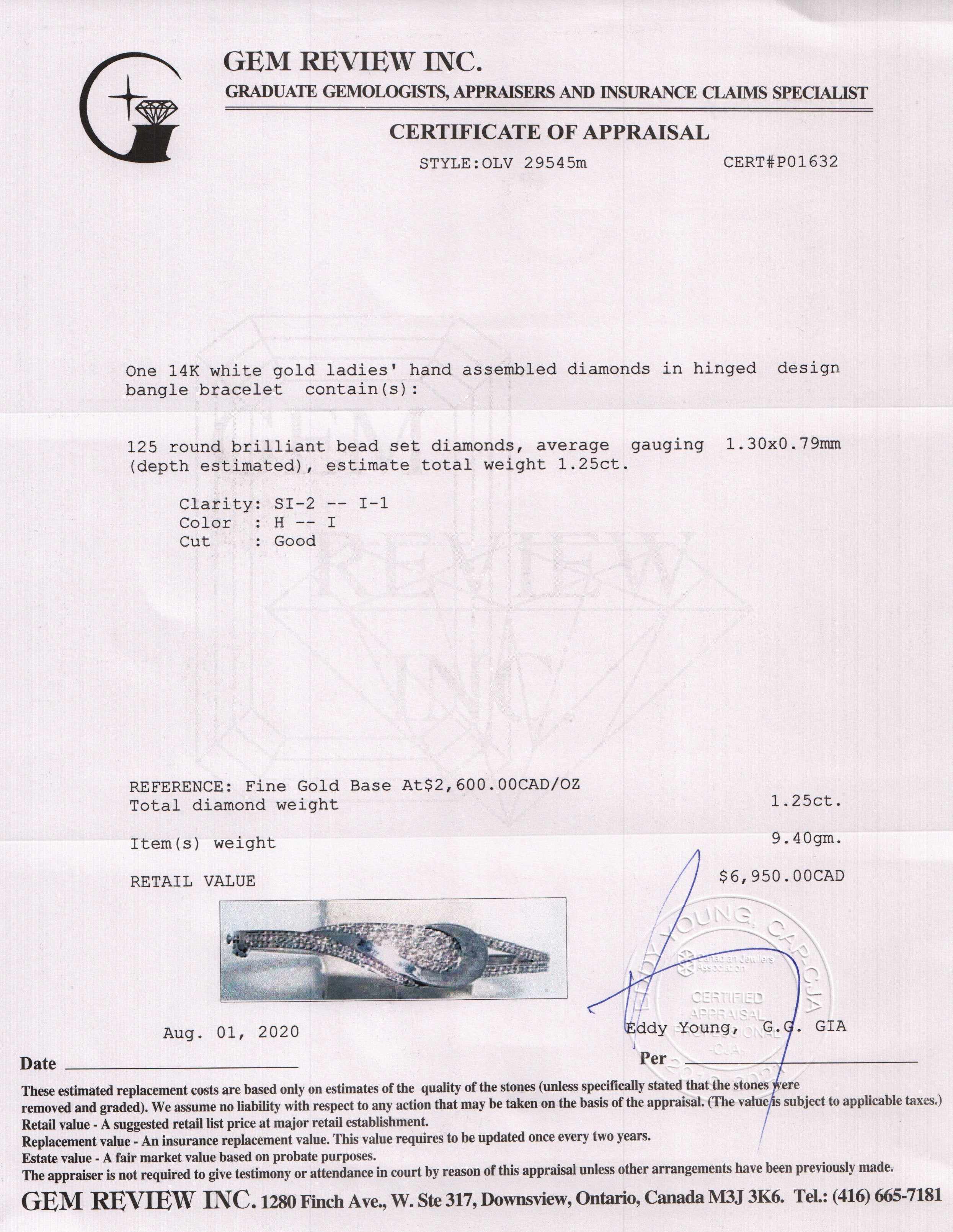 Diamond Bangle Bracelet