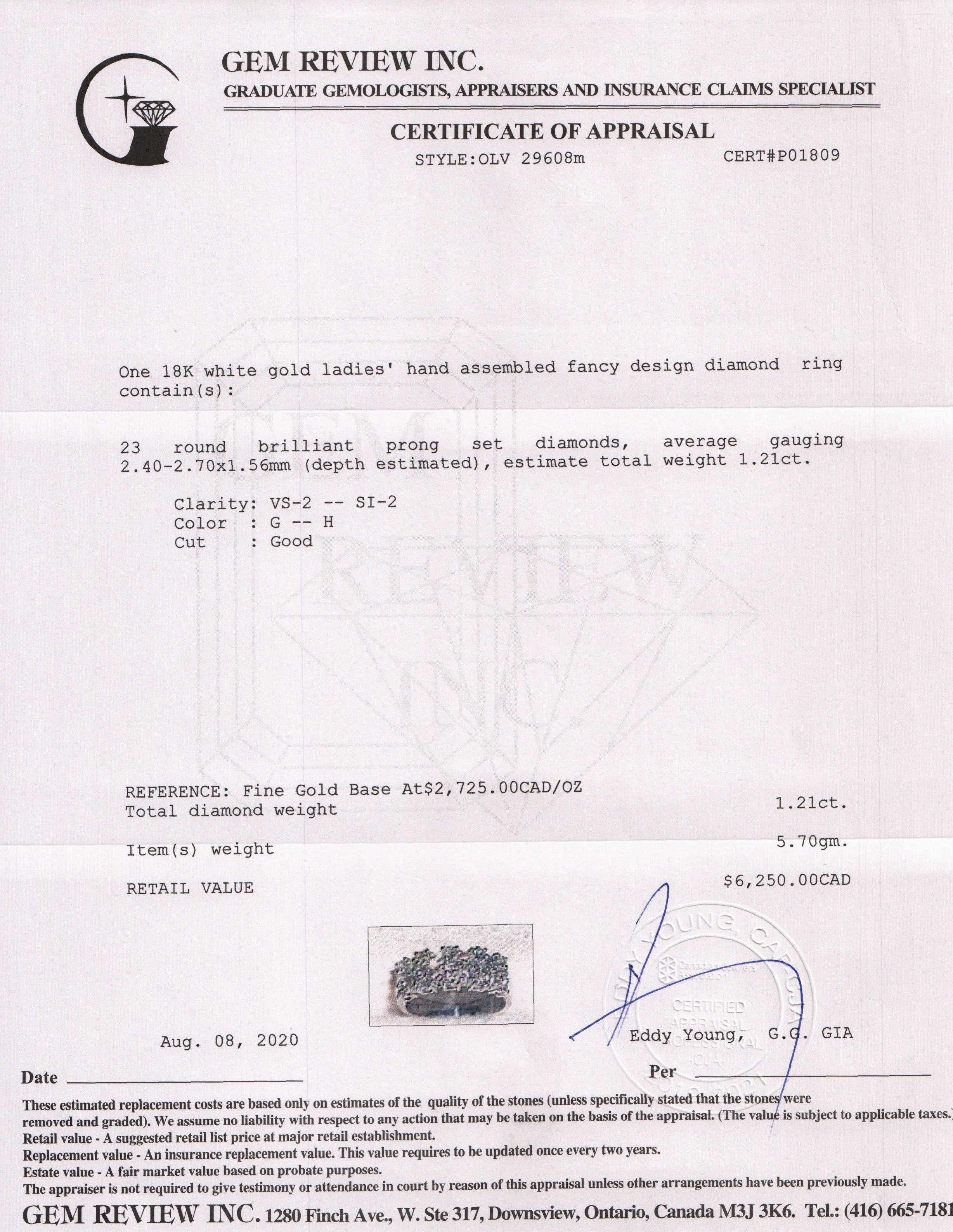 Diamond Cluster Ring