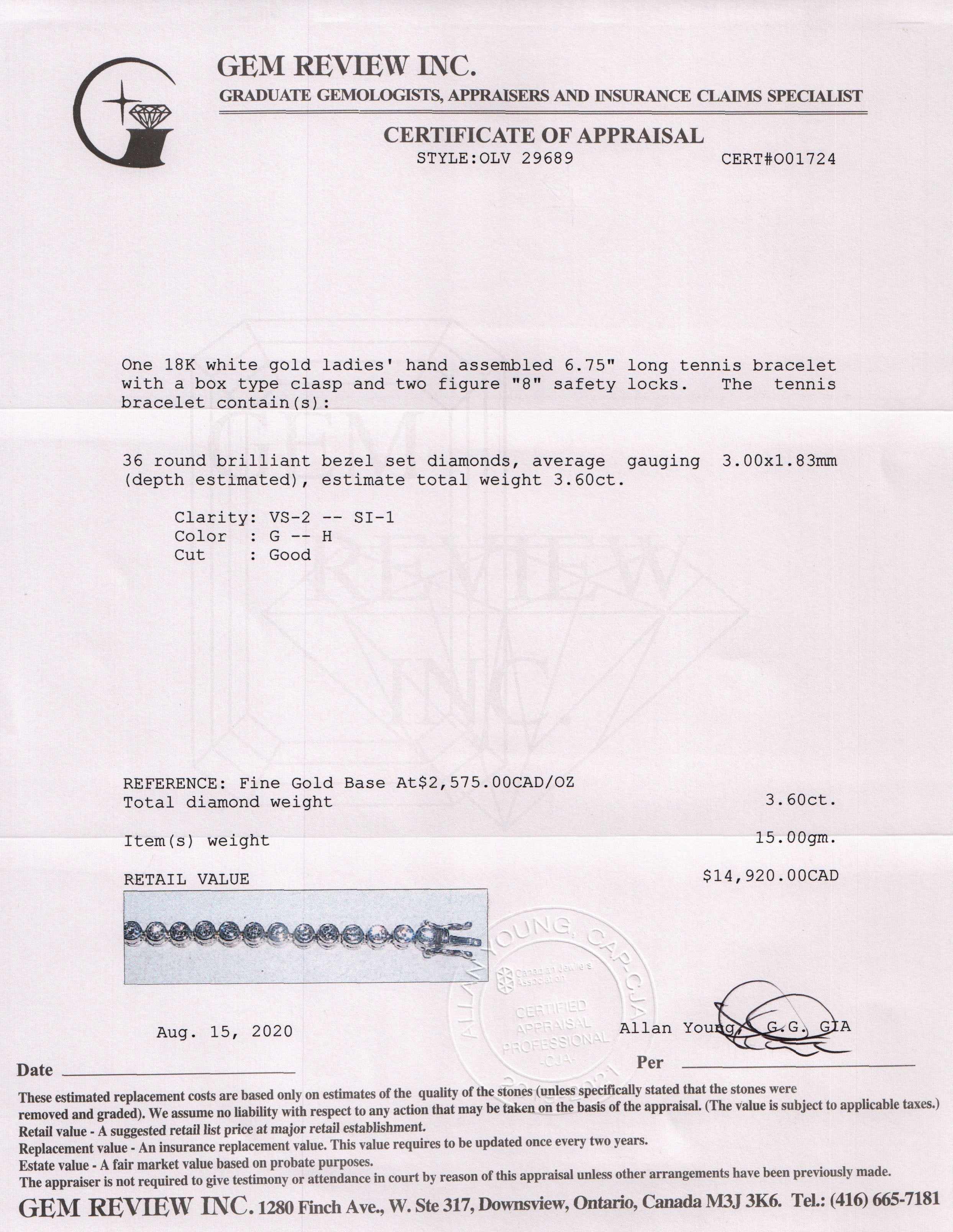 Diamond Tennis Bracelet