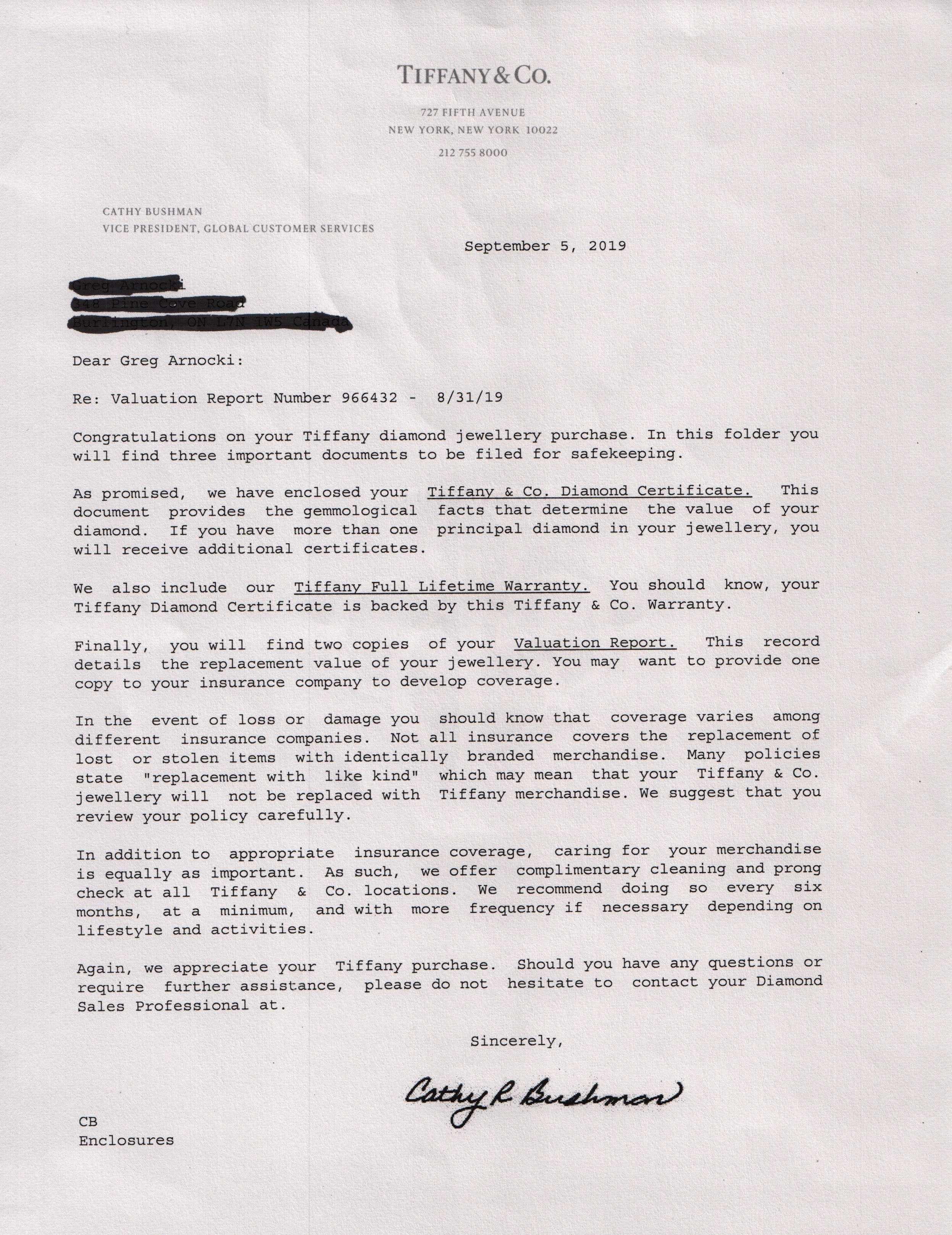 Tiffany & Co. Solitaire 1.63 ct. Round Diamond Engagement Ring