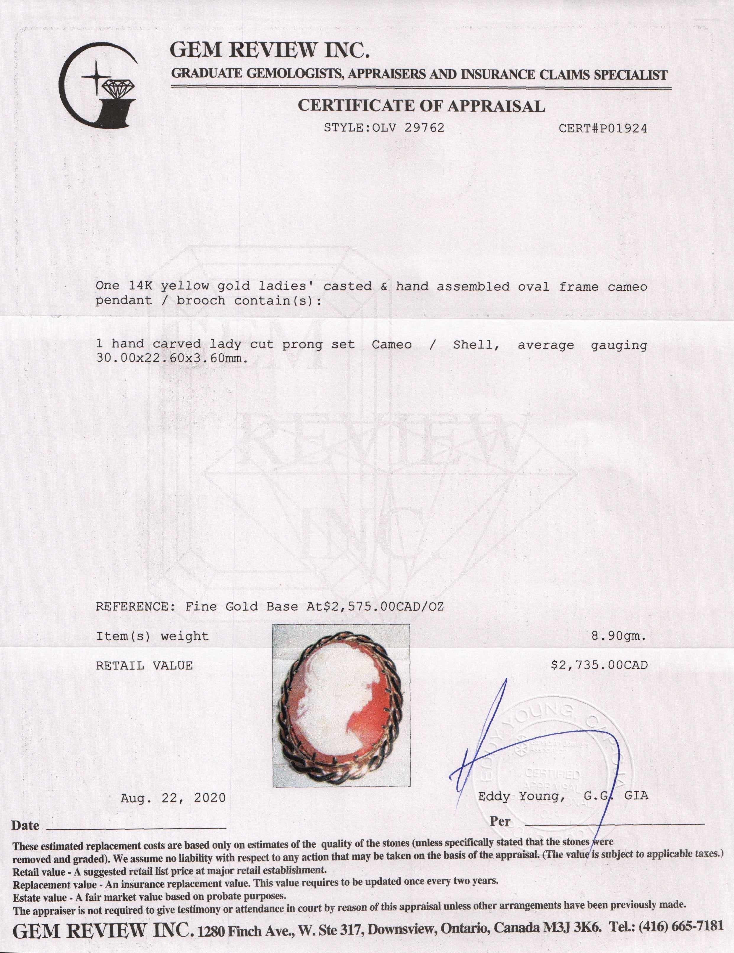 Antique Cameo Brooch/Pendant