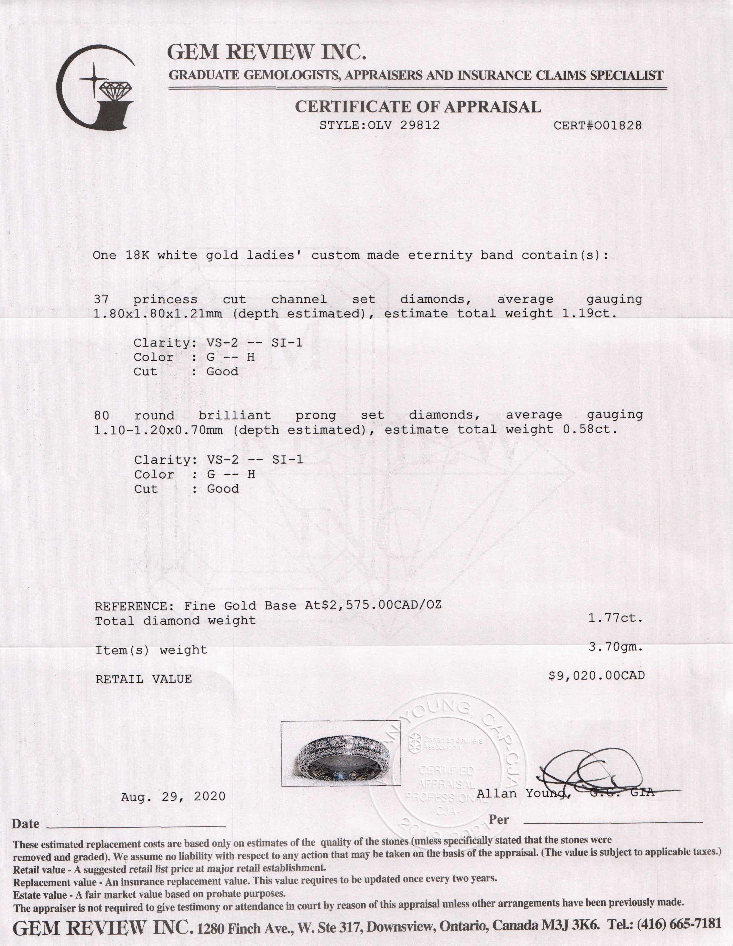 Diamond Eternity Band Ring