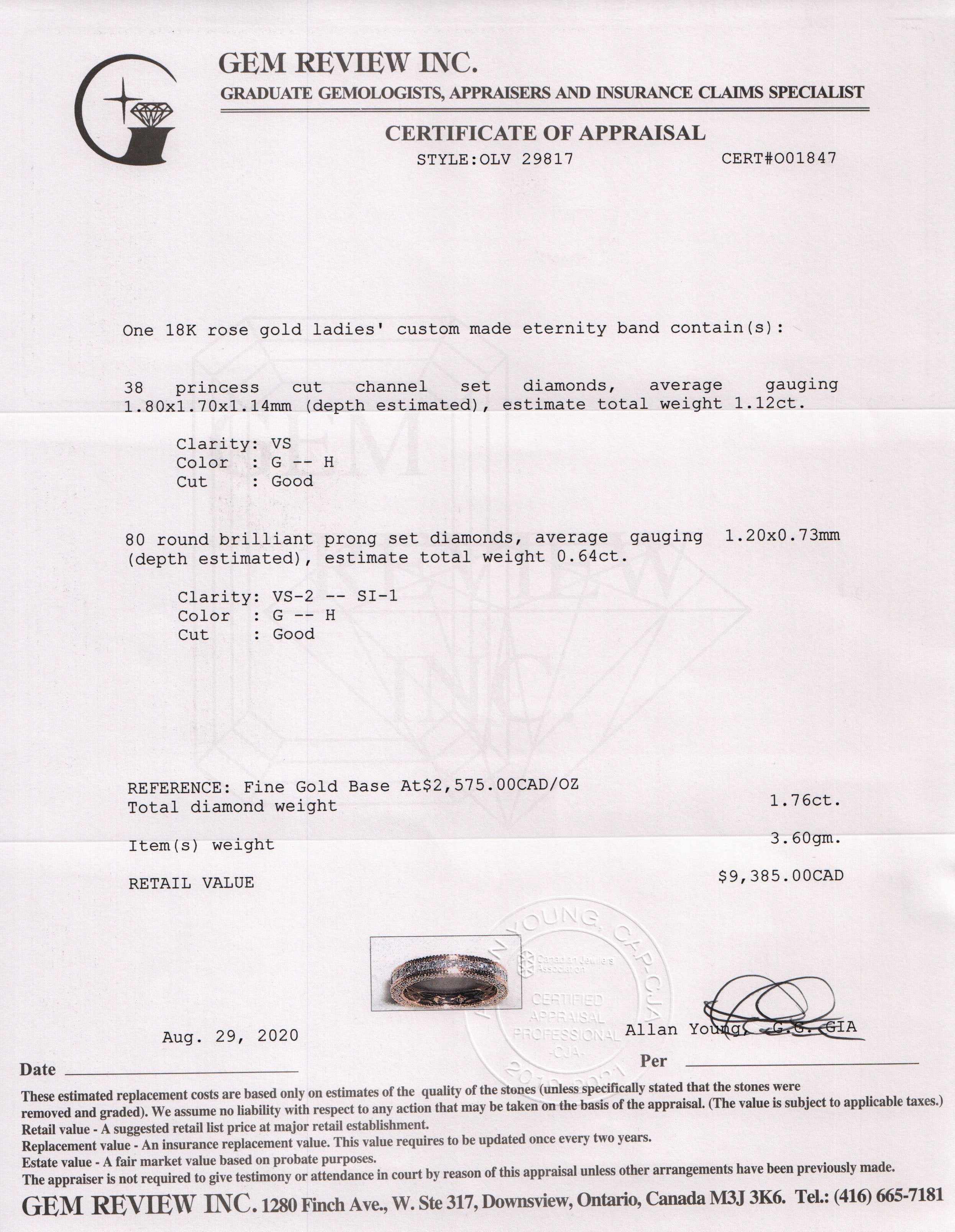 Diamond Eternity Band Ring