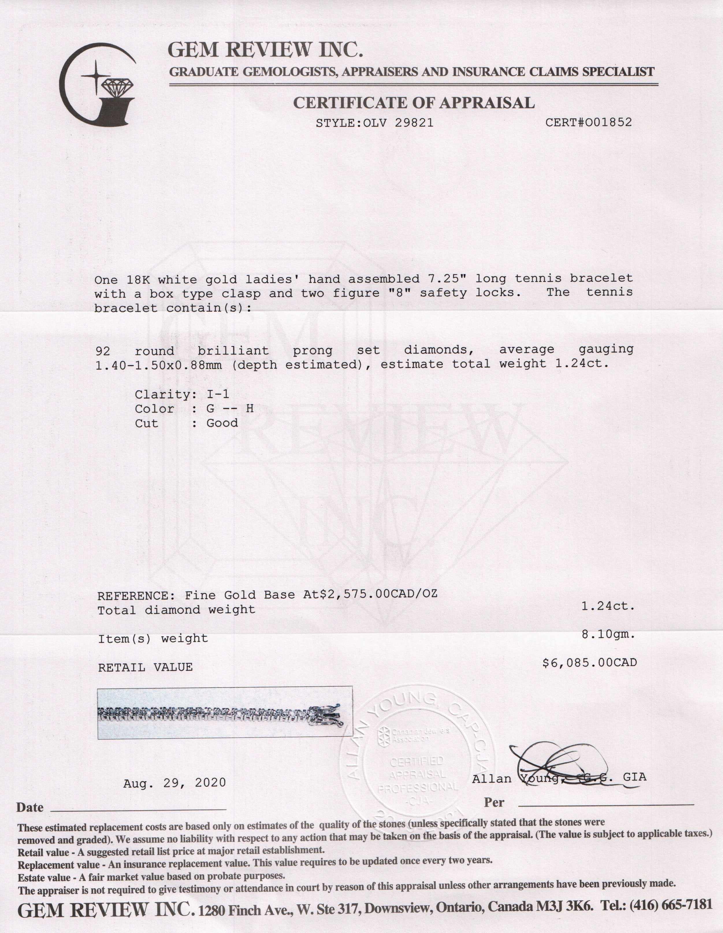 Diamond Tennis Bracelet