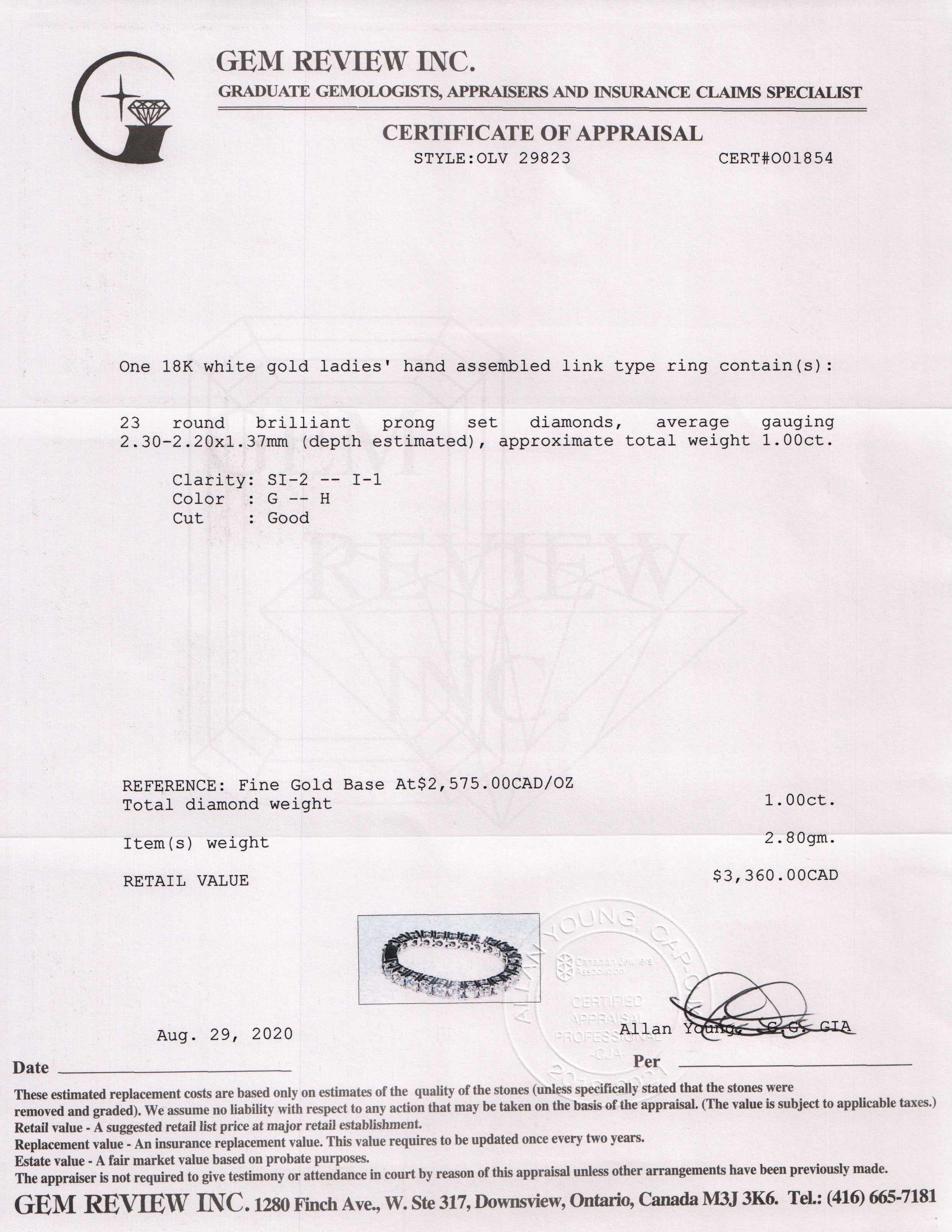 Diamond Eternity Tennis Ring