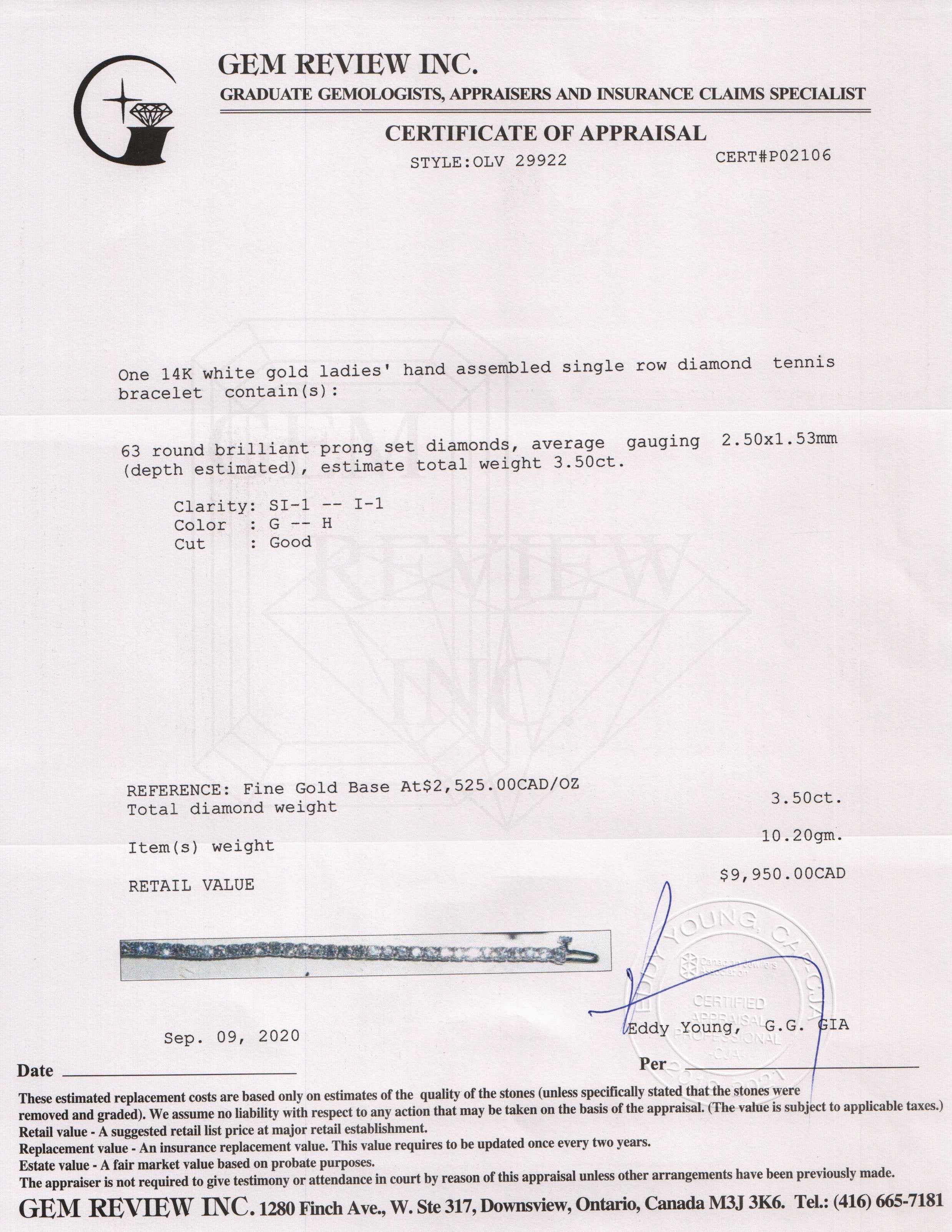 Diamond Tennis Bracelet