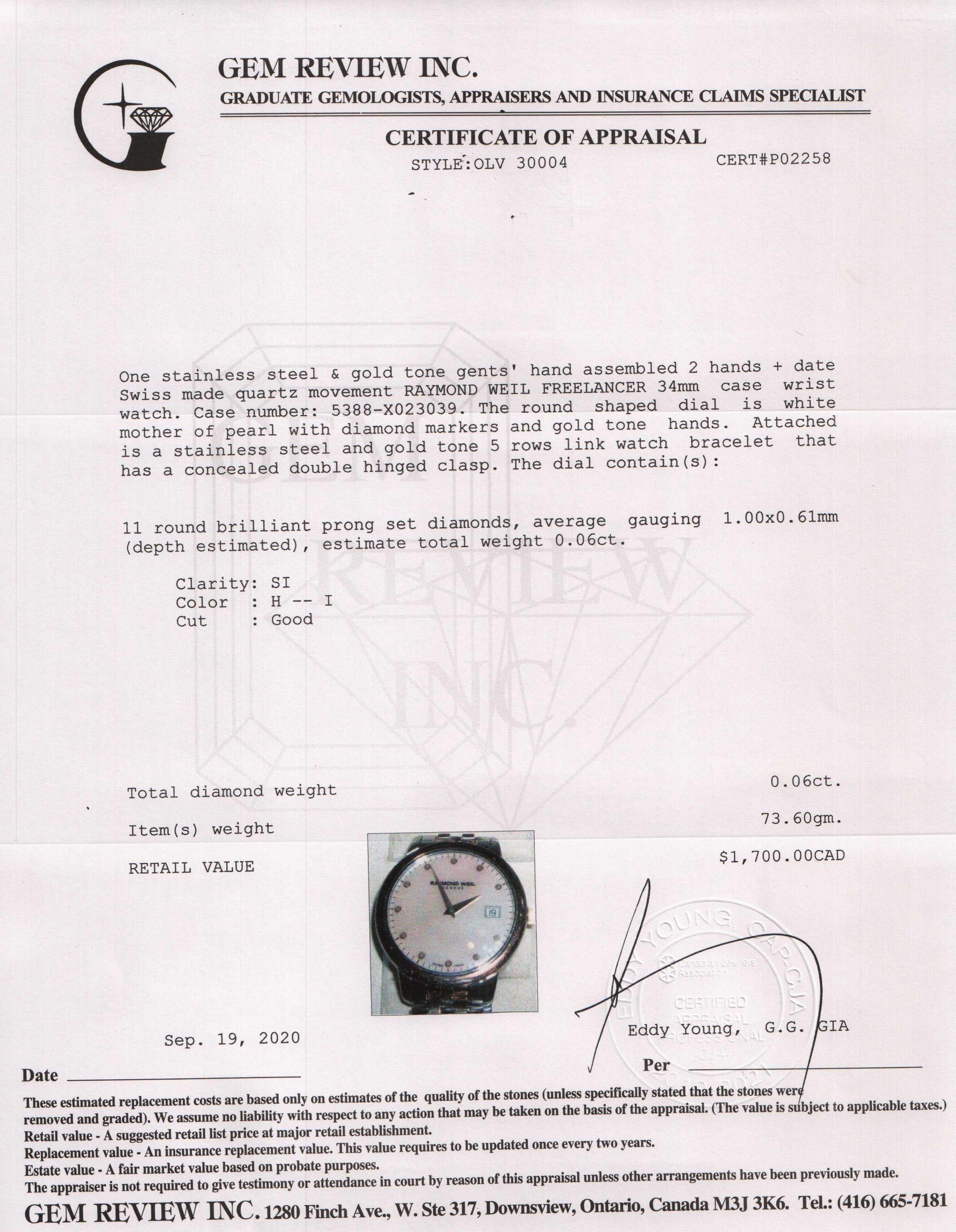 Raymond Weil Two-Tone Freelancer Watch