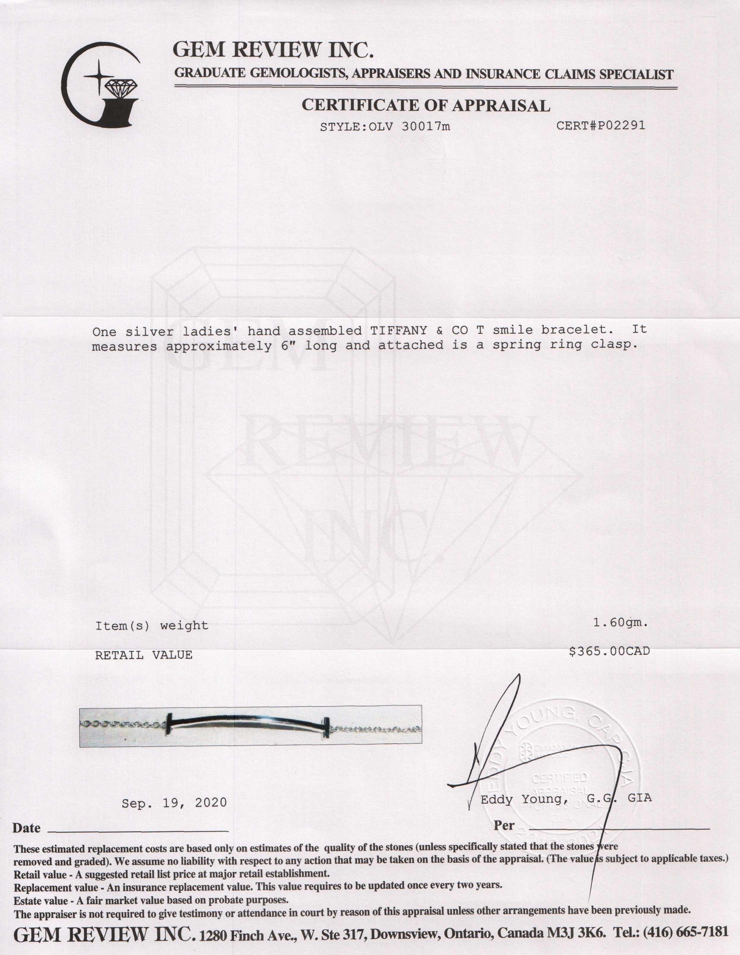 Tiffany & Co. T Smile Bracelet