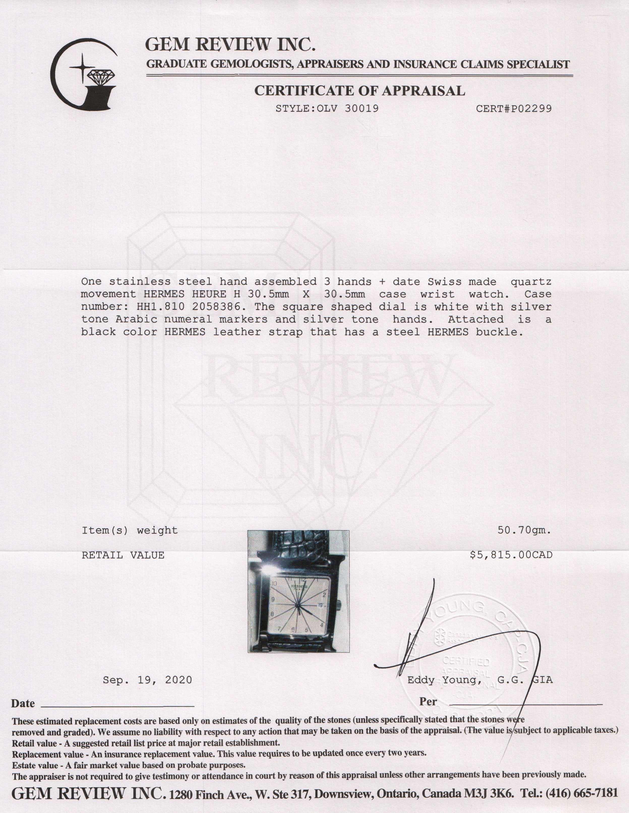 Hermes Heure H Watch