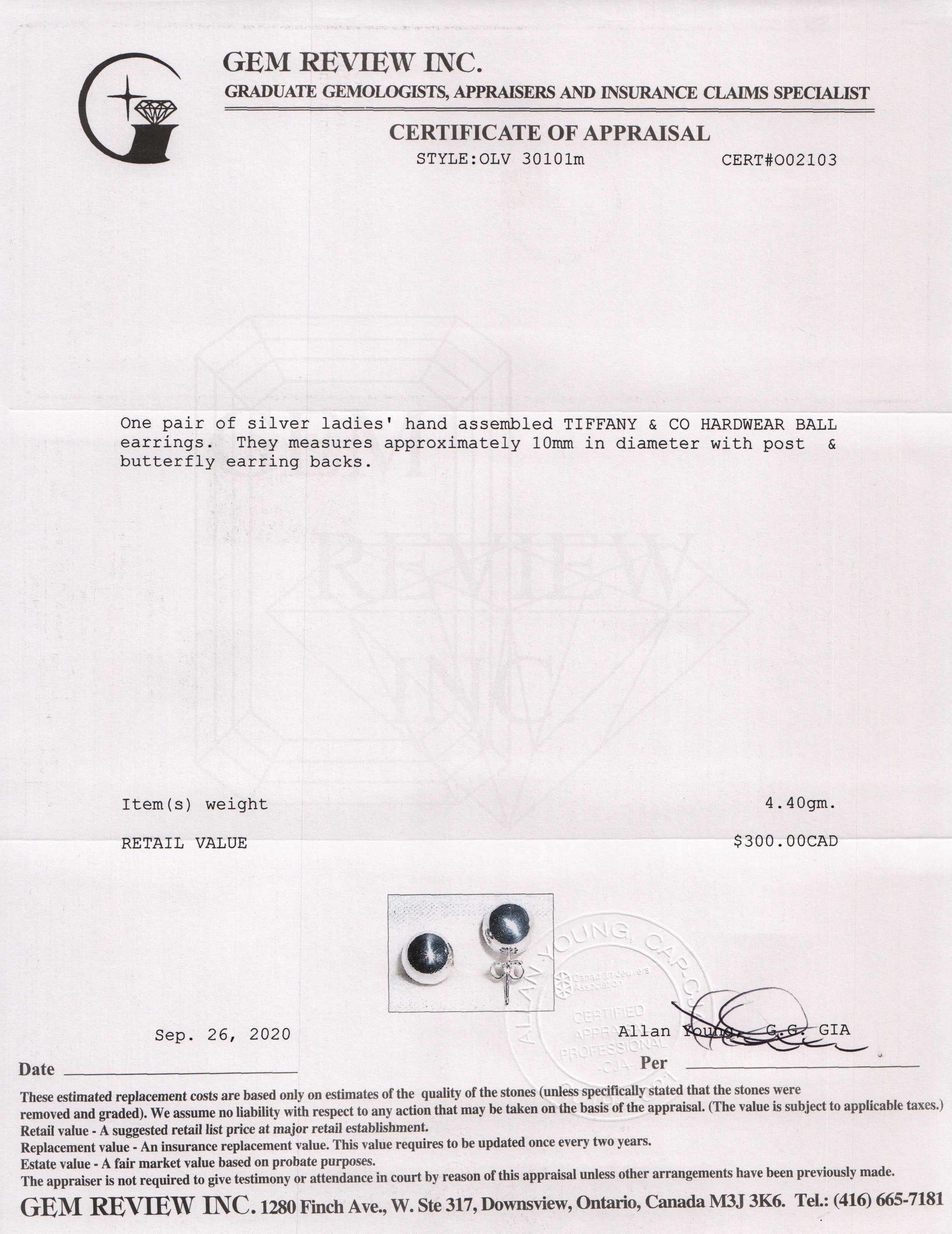 Tiffany & Co. HardWear Ball Earrings