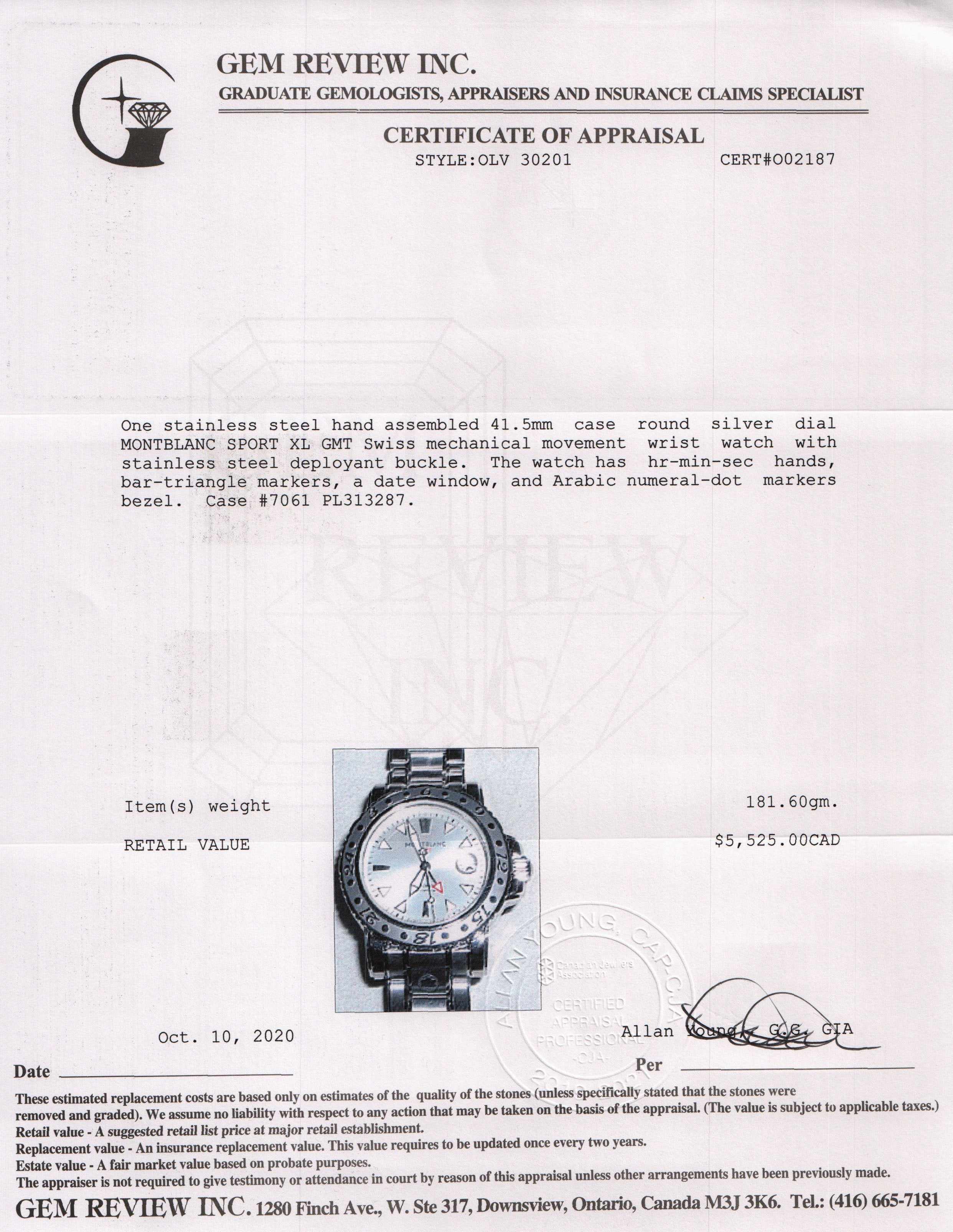 Montblanc Sport XL GMT Watch