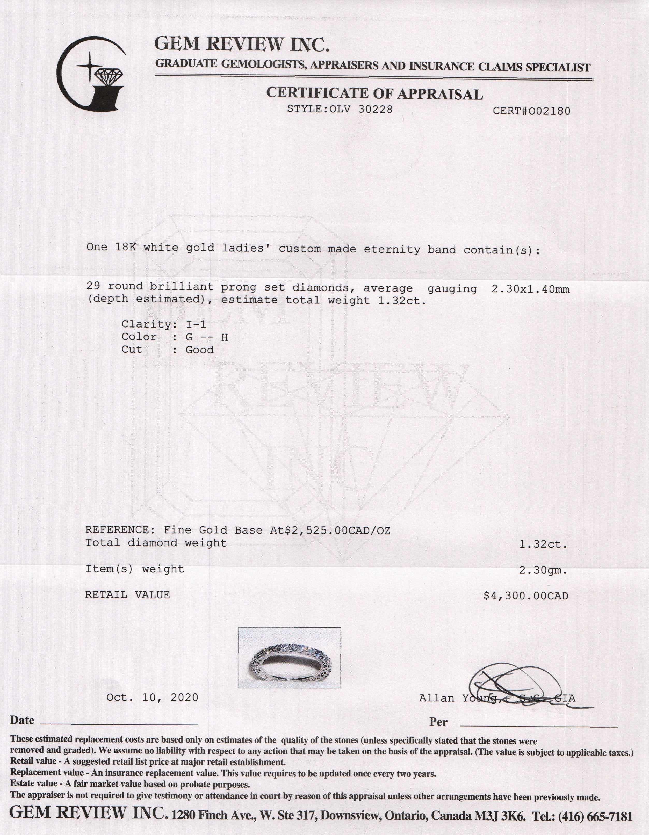 Diamond Eternity Band Ring