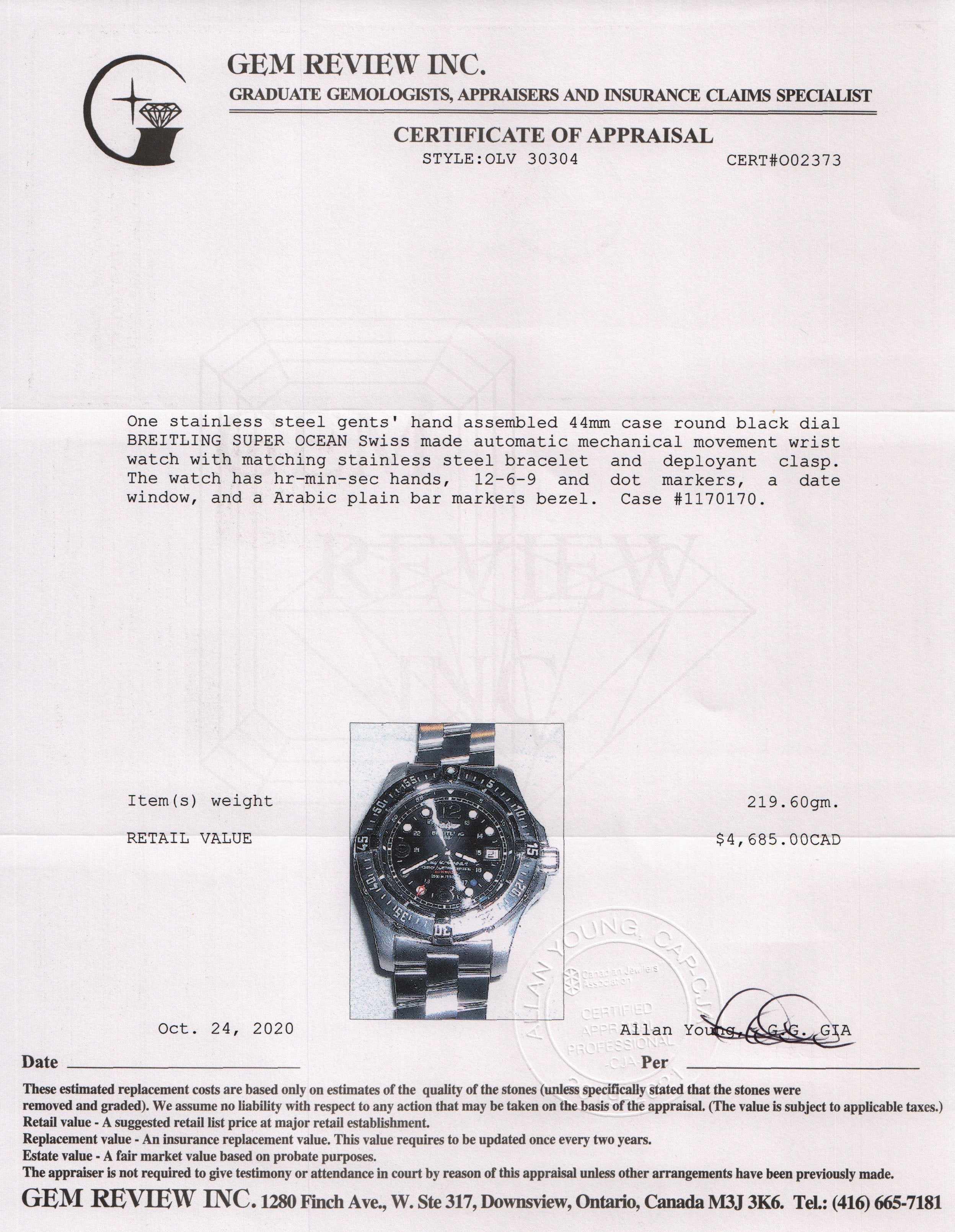 Breitling Superocean Steelfish Watch