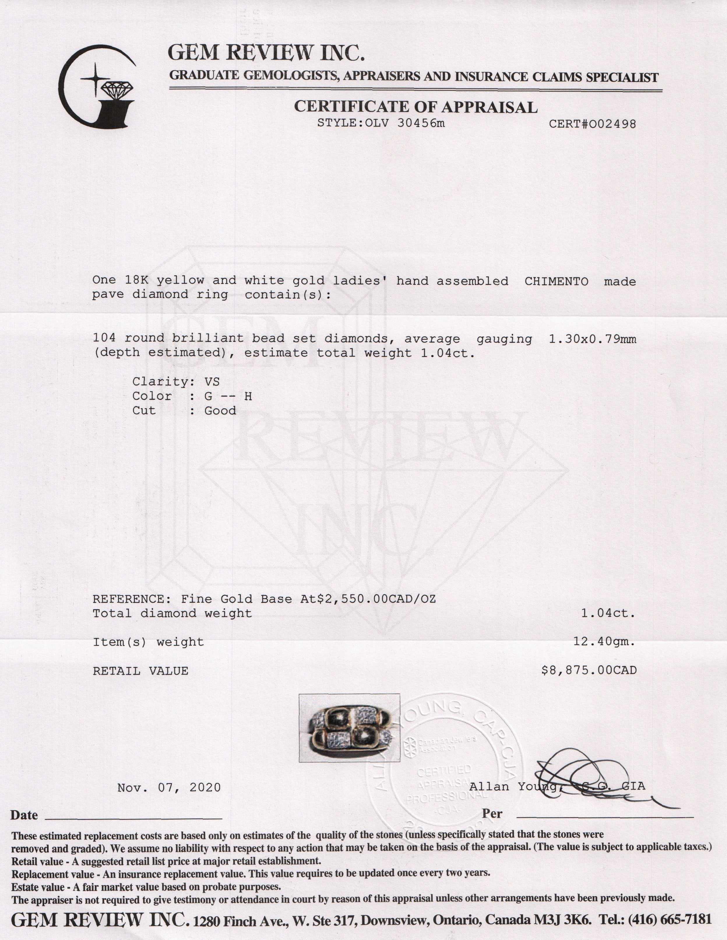 Chimento Dune Diamond Ring